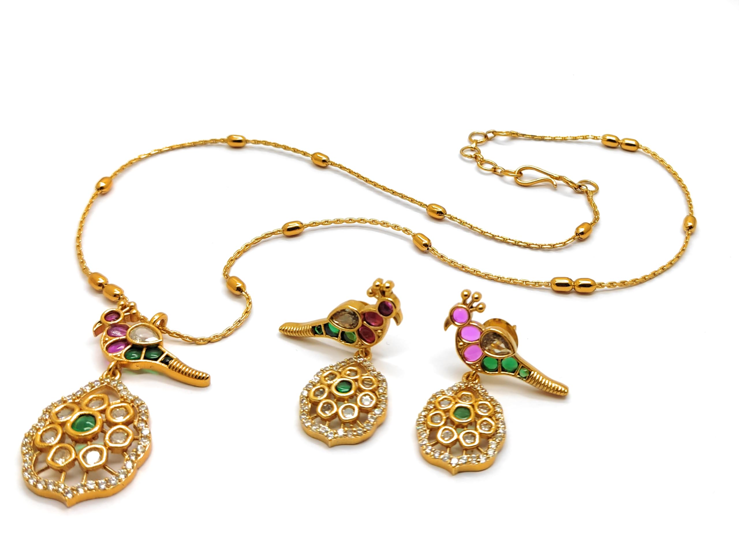 Adc fashions Antique Jewellery Set for Women, Choker Necklace for Women, Bird Design Necklace, Multicolour (B0CZ4964KG) Amazon Price History, Amazon Price Tracker