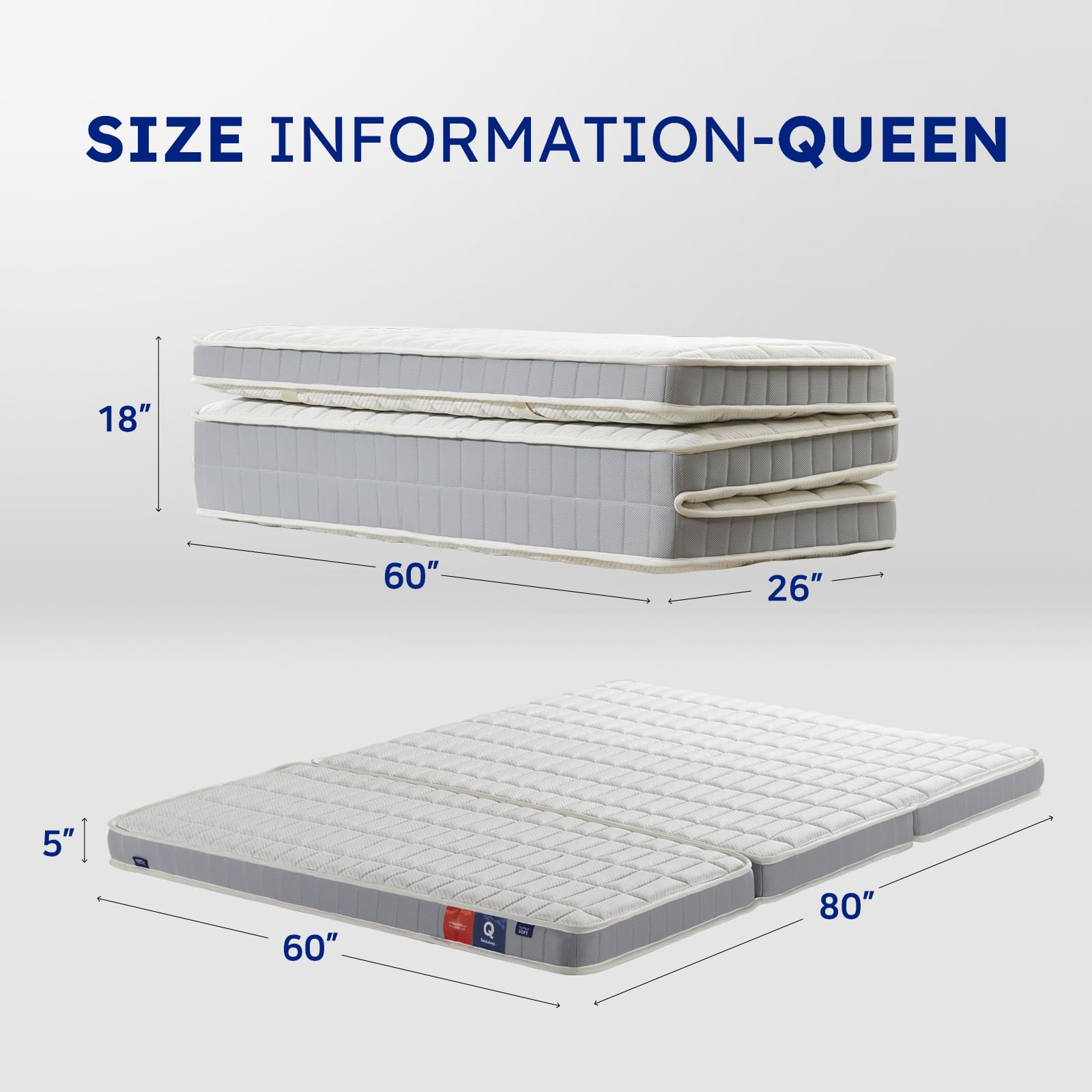 QUICKSLEEP QJ4 Z キューブマットレス シングルサイズ Amazon.com: QUICKSLEEP QA4 Z Cube Mattress, Premium 11.5