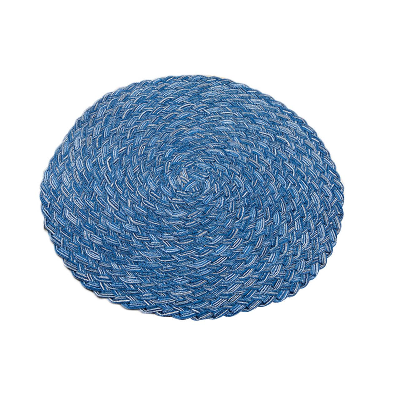 Kisangel Dual-use Cat Scratch Mat Round Playing Pad Cat Scratcher Pet Supply Random Color