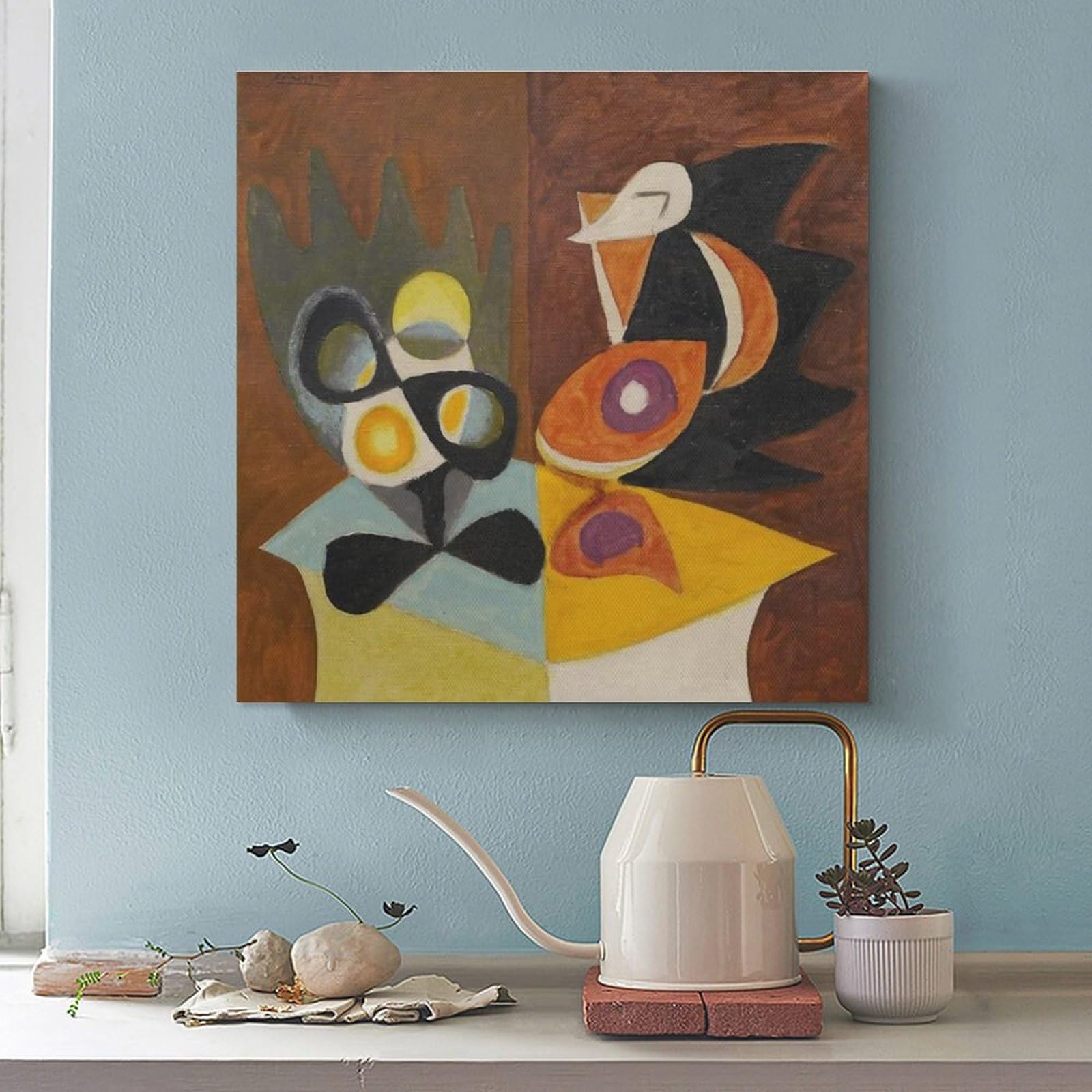 作家不詳 幻の画家 原勝四郎？油彩 板絵 SM 真筆保証 1点物