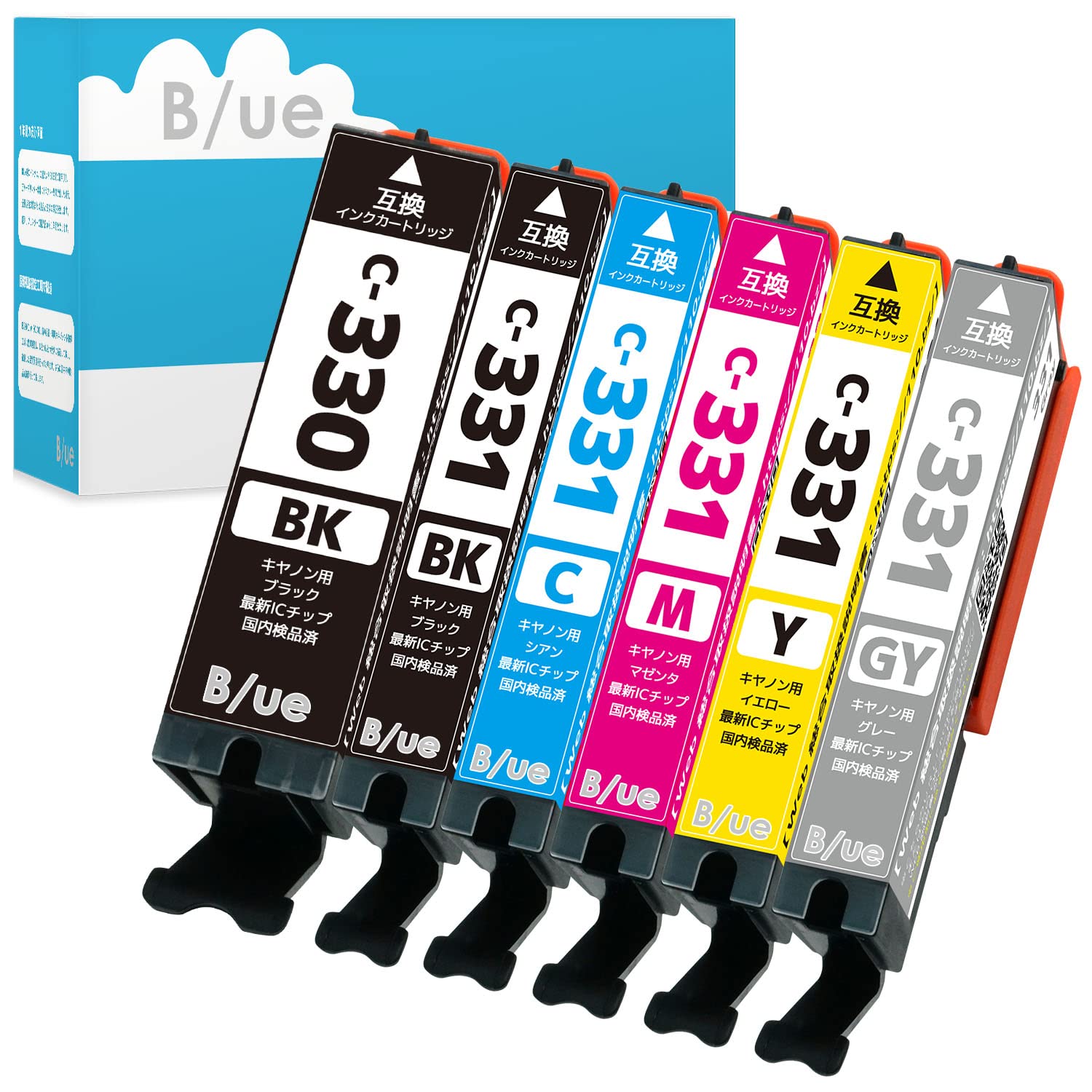 Amazon.co.jp: BCI-331+330/6MP 【6色 マルチパック】(BCI-330BK + BCI