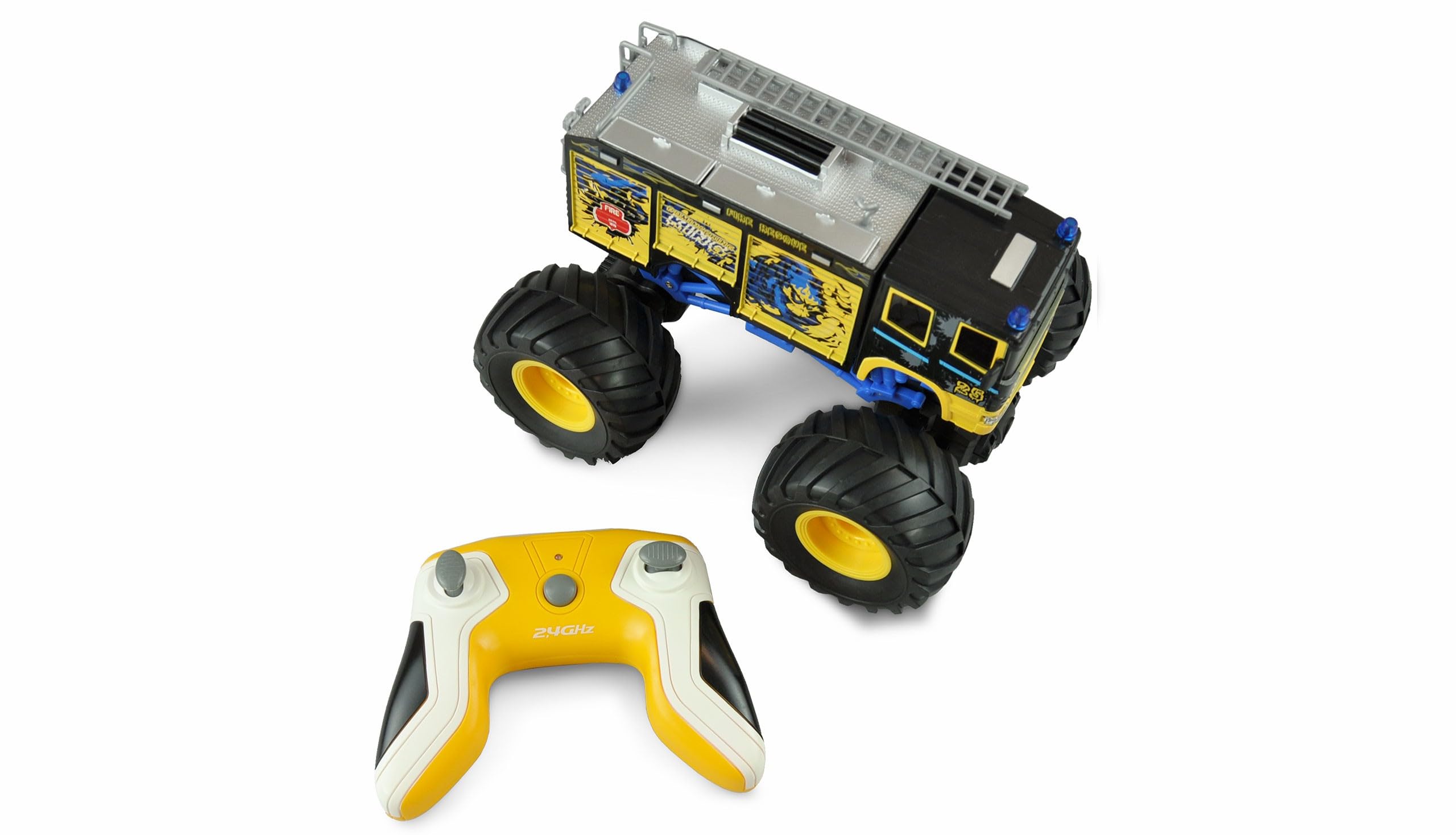 Amewi Niebieski Brushed 1:18 RC model samochodu elektryczny monstertruck napęd tylny (2WD) RtR 2,4 GHz