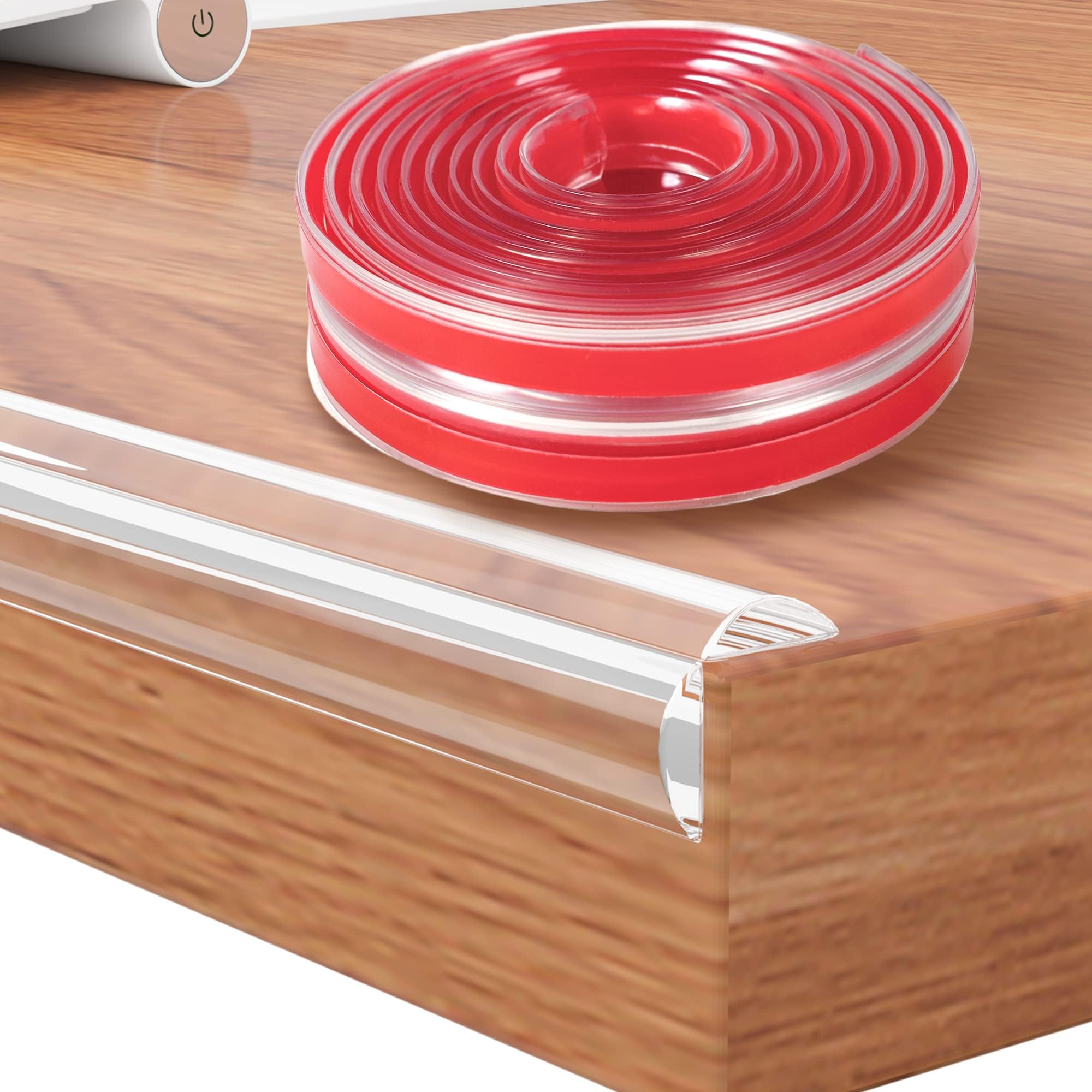 Nisorpa Baby Proof Edges Guard 6.6ft Clear Table Edge