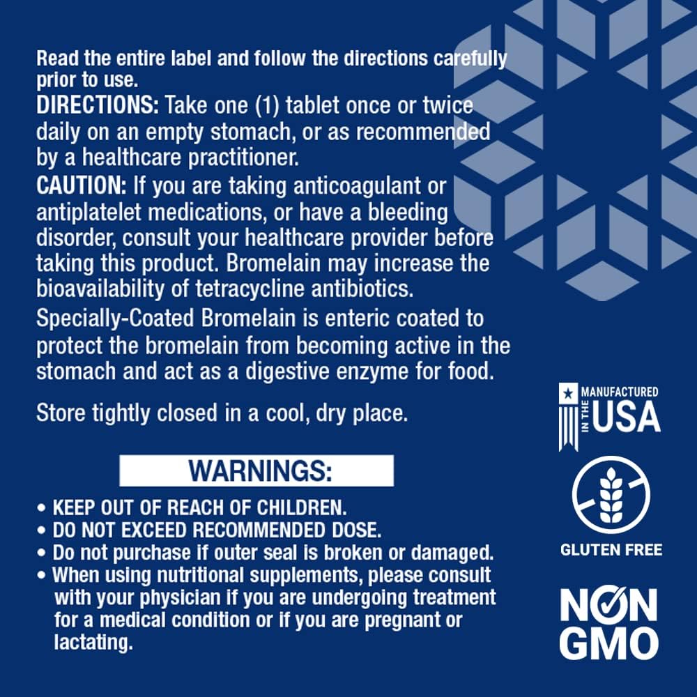 Buy Life Extension SpeciallyCoated Bromelain Bromelain Proteolytic