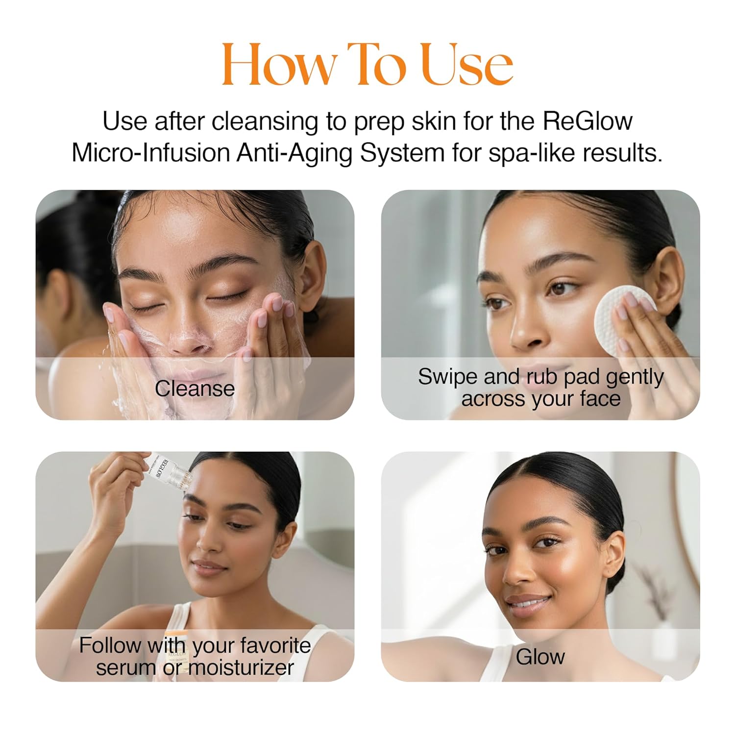 ReGlow EpiClear Toner Pads – Exfoliating Facial Pads with PHA, AHA, BHA & Niacinamide – Pore Refining, Hydrating & Resurfacing Daily Peel – Clinic-Inspired Skincare for Smooth Texture - Image 8