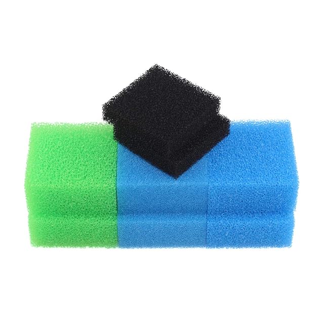 INGVIEE Compatible Esponja de Filtro de Acuario para Juwel Compact/Bioflow 3.0 / M (2X Azul Fino