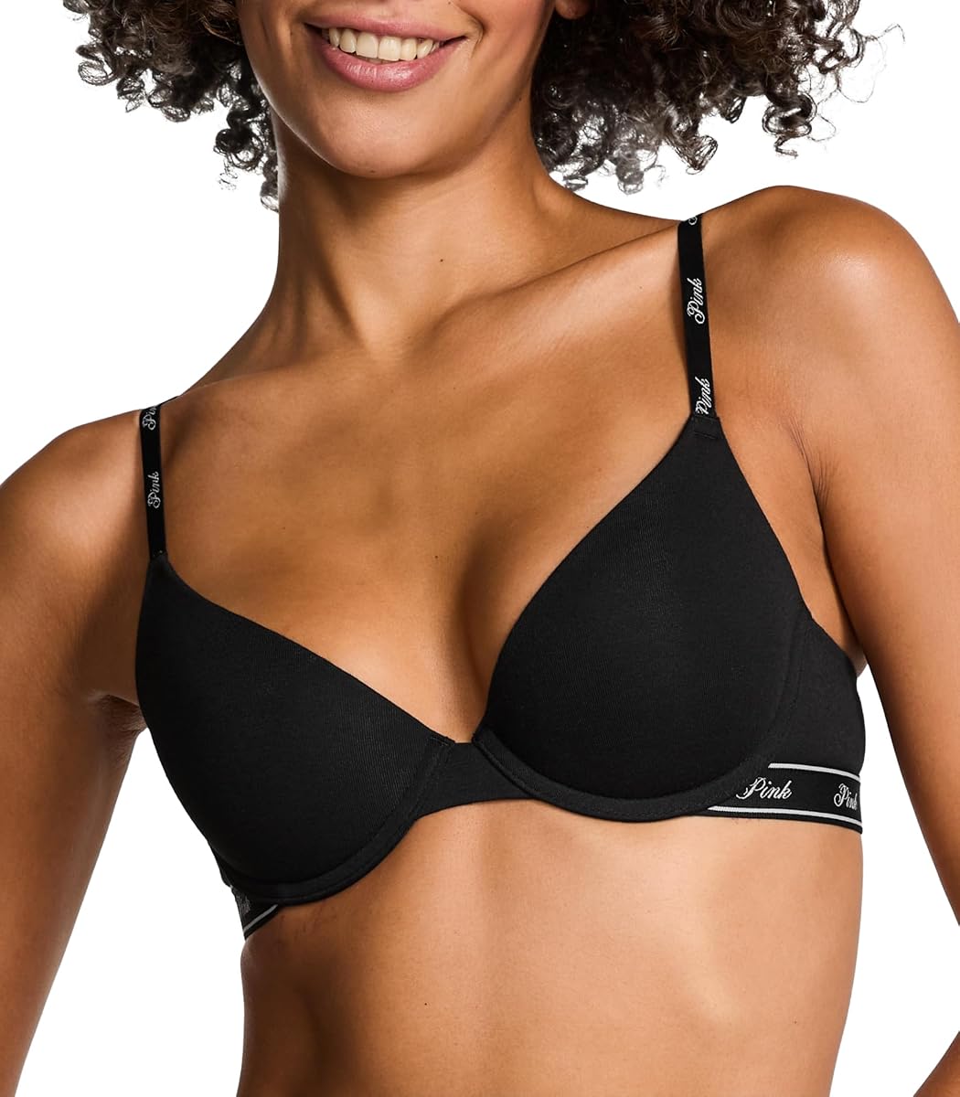 Victoria's Secret Sujetador Push Up Rosa Wear Everywhere para Mujer, Sujetadores para Mujer