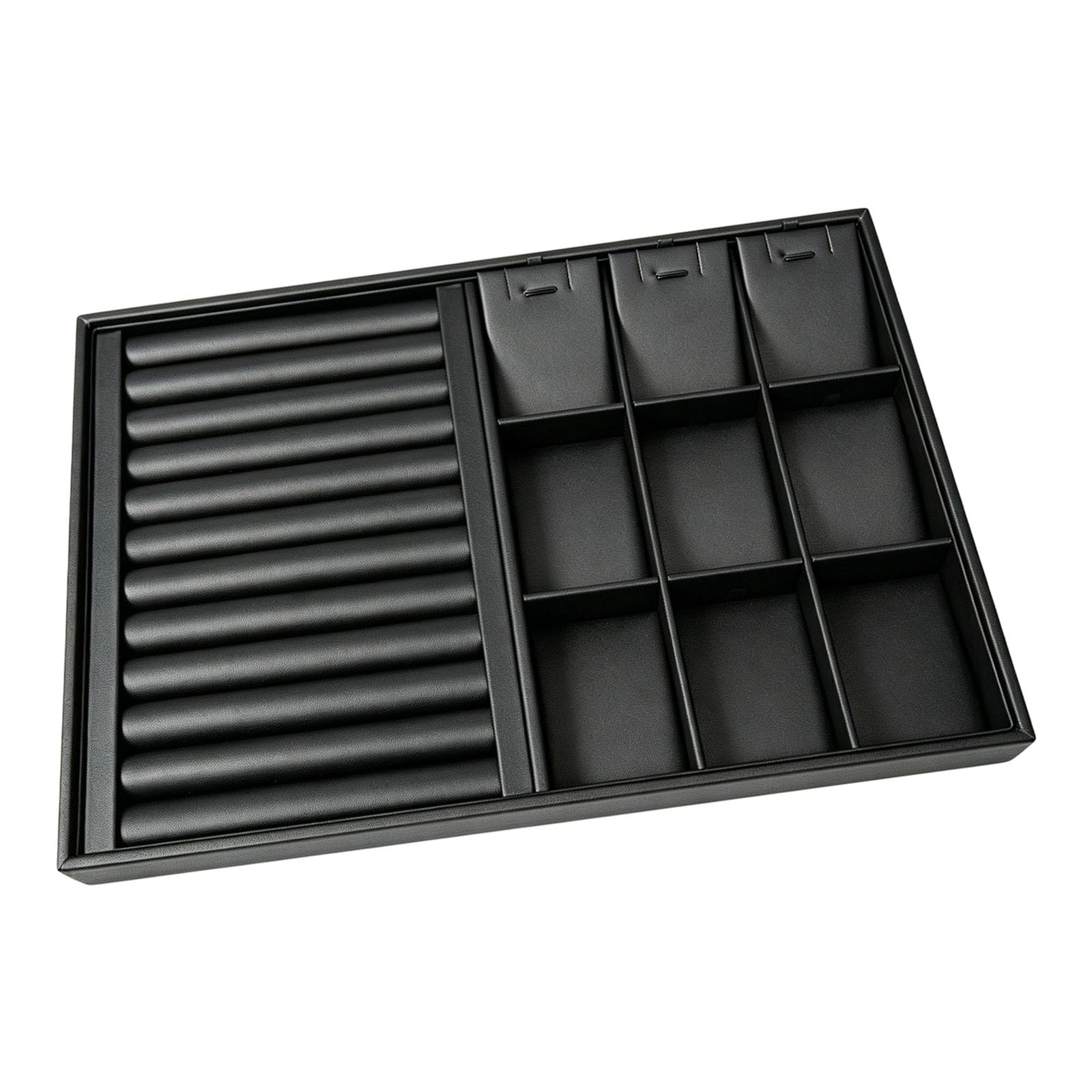 Aqvjd Strong Leather Jewelry Arrangement Tray Showcasing Waterproof Construction and Ample Storage Space Anti Jewelry Holder