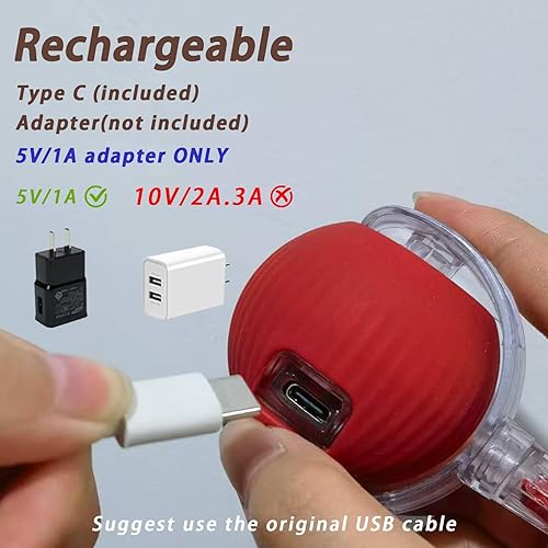 Miniatura 8 de Pelota de juguete interactiva para gatos con ruedas 2025, juguetes eléctricos inteligentes automáticos para perros