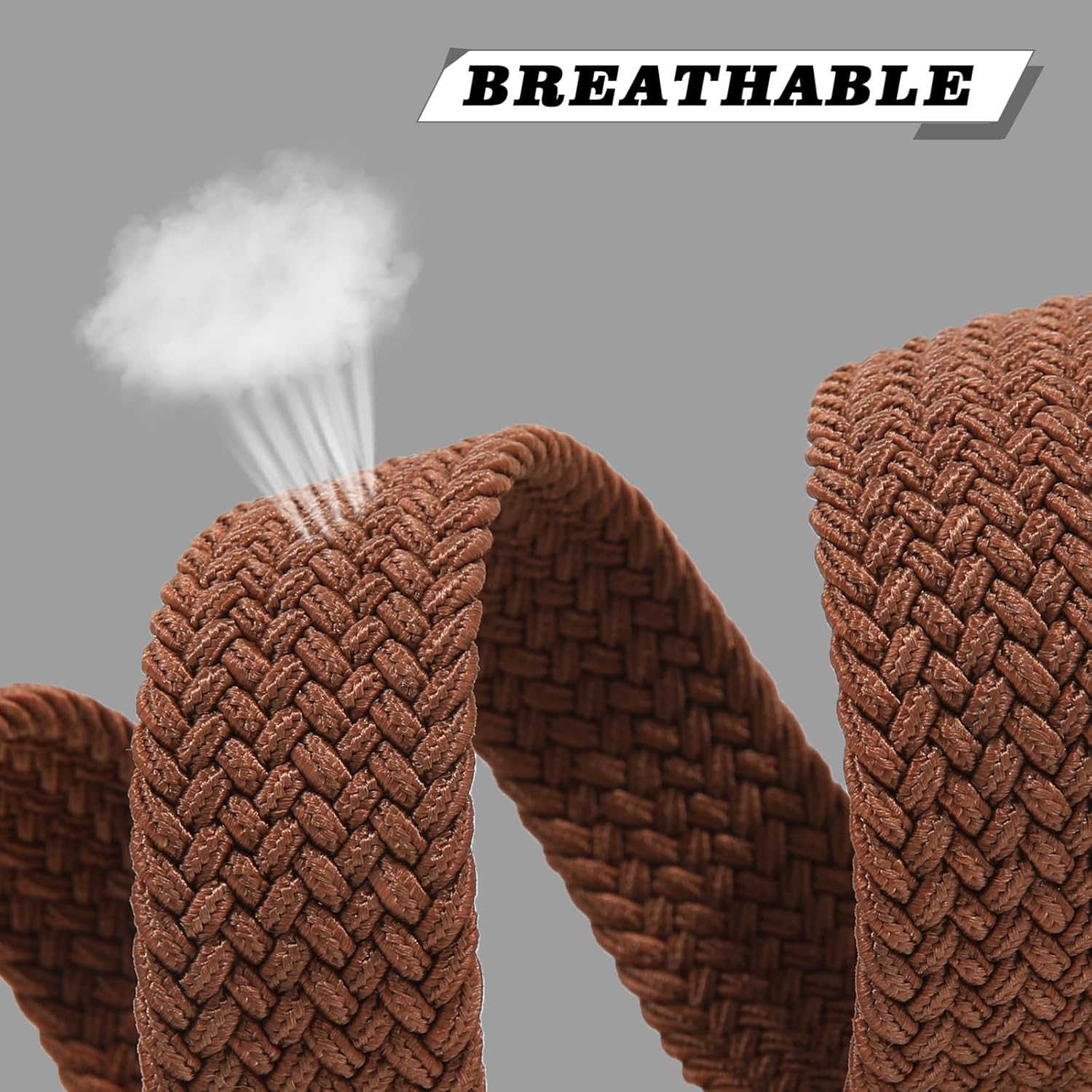 AWAYTR Boys Elastic Braided Belt - Pin Buckle Stretch Golf Baseball Belt for Boys and Girls Aged 4-12 Years - Image 3