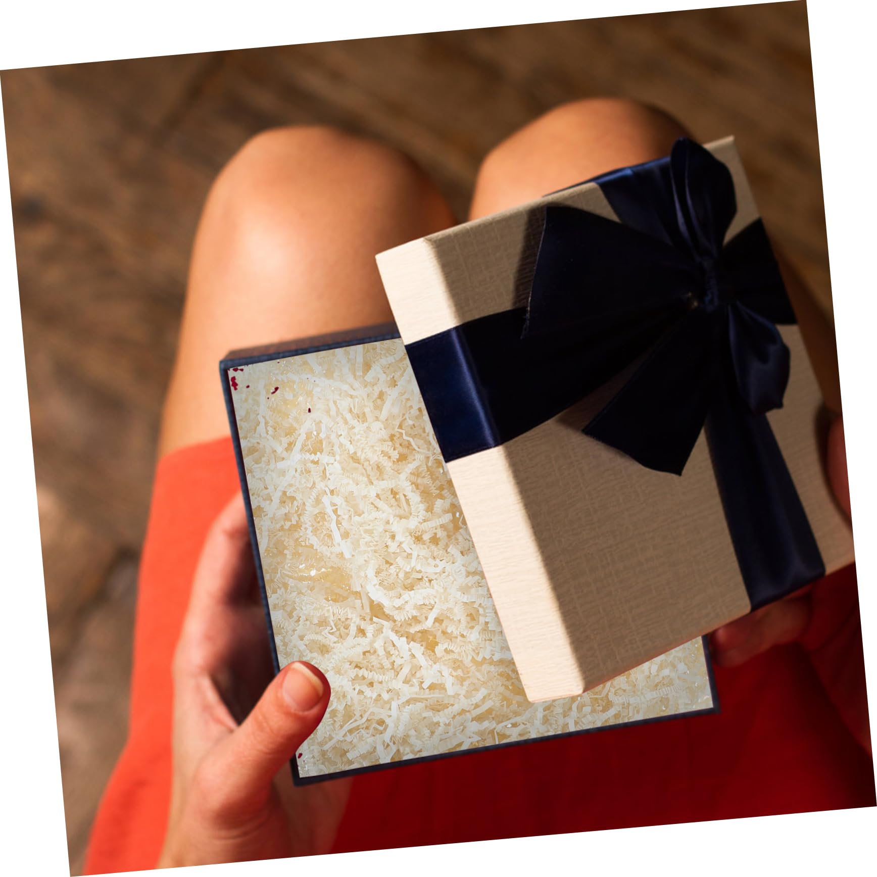 Papel Arrugado de Rafia 1kg, Relleno de Papel para Cajas Obsequio