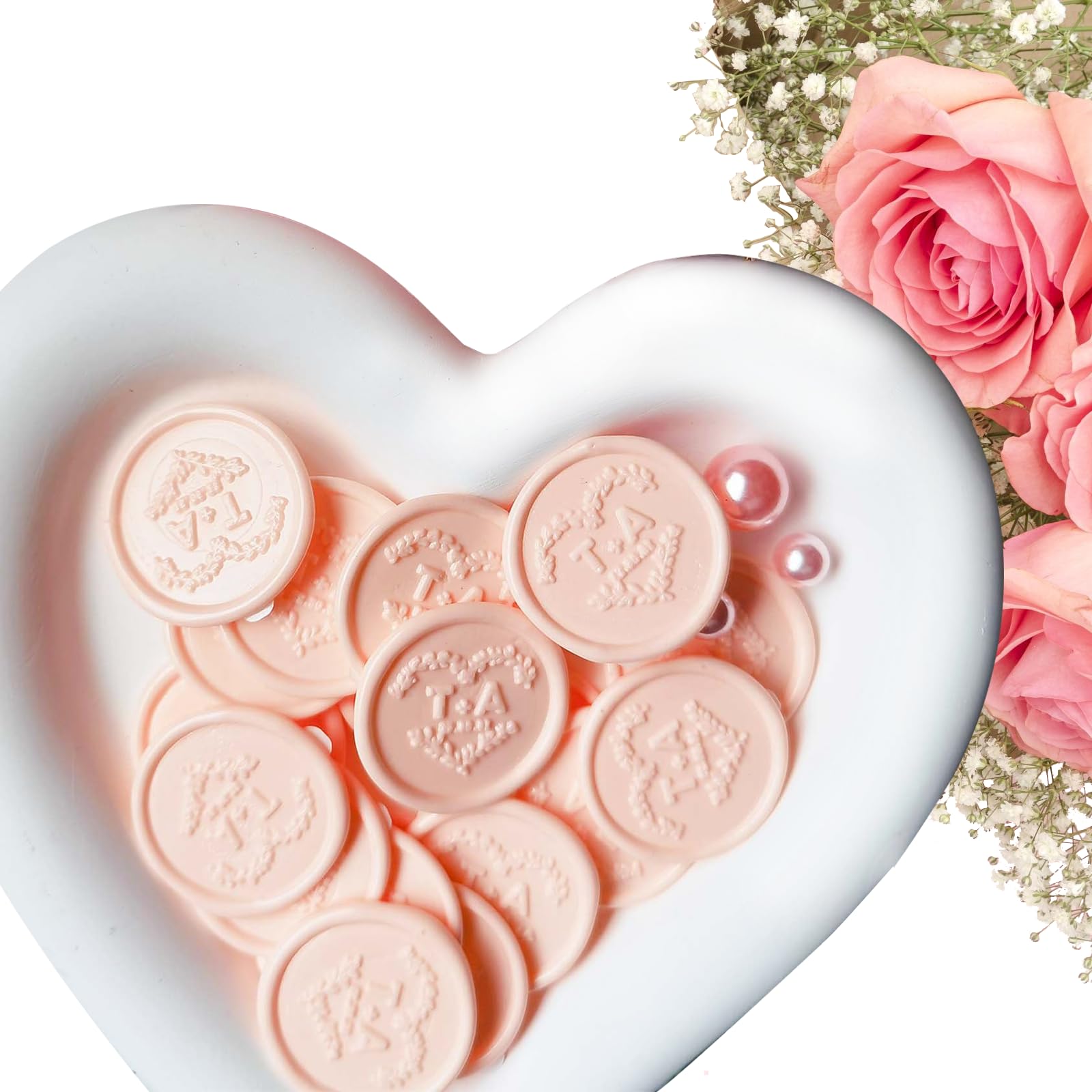 Custom Wax Seal Stickers, Personalized Self Adhesive Envelope Sealing Sticker, Decoration for Christmas Gift, Wedding Invitaion, Birthday Party (Custom Wax Seal Stickers)