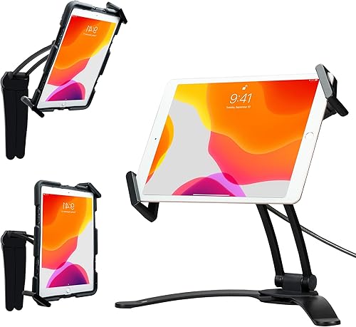 Stand and Wall Mount – CTA Security 2-in-1 Multi-Flex Tablet Stand & Wall Mount 