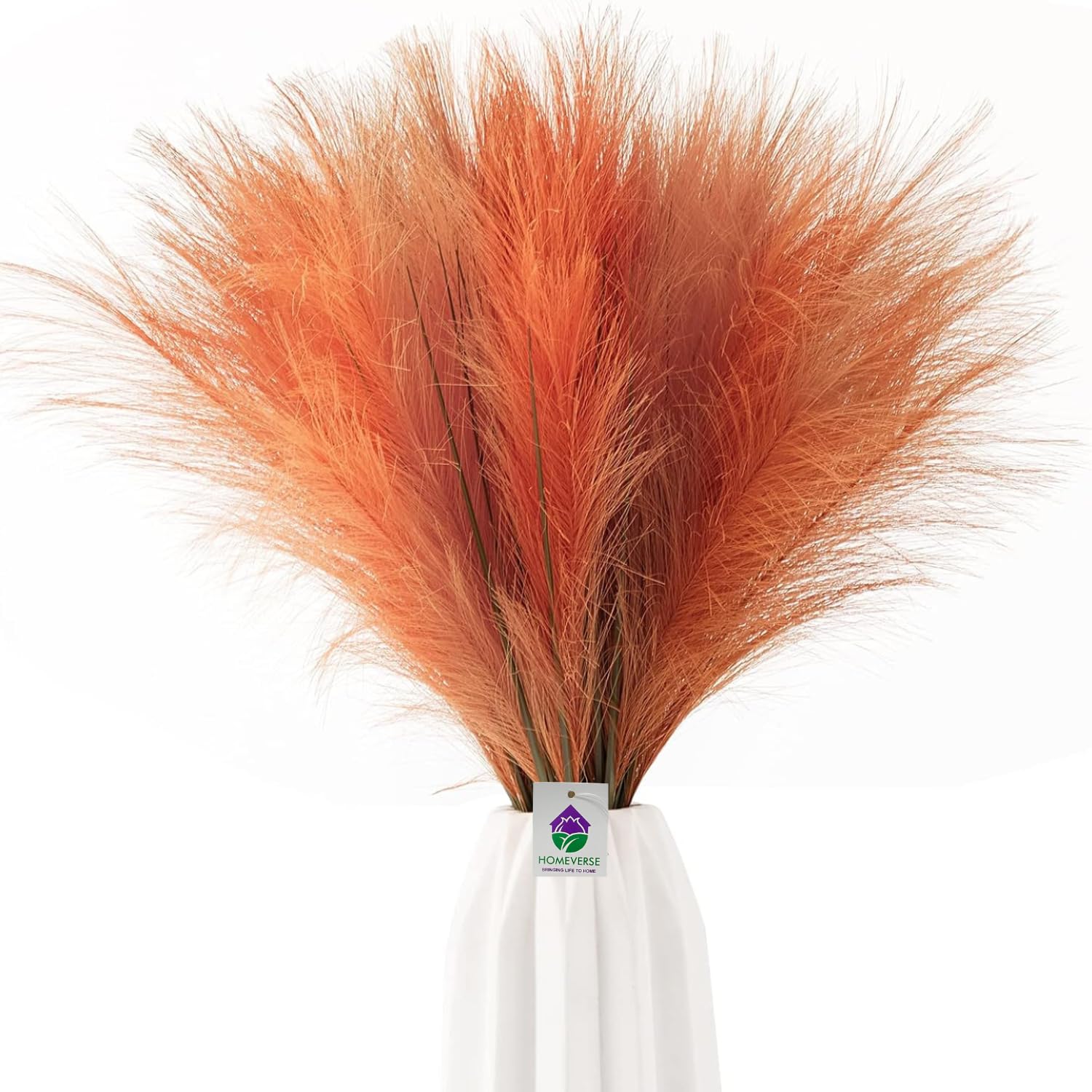 Artificial Pampas Grass | 45 cm Tall | 5 Steams | Maroon Color | Fluffy Pompas Decor for Home, Office Boho Decor,Farmhouse Home Wedding Decor, Faux Pampas Grass, Set of 3 (B0DH3N547R) Amazon Price History, Amazon Price Tracker
