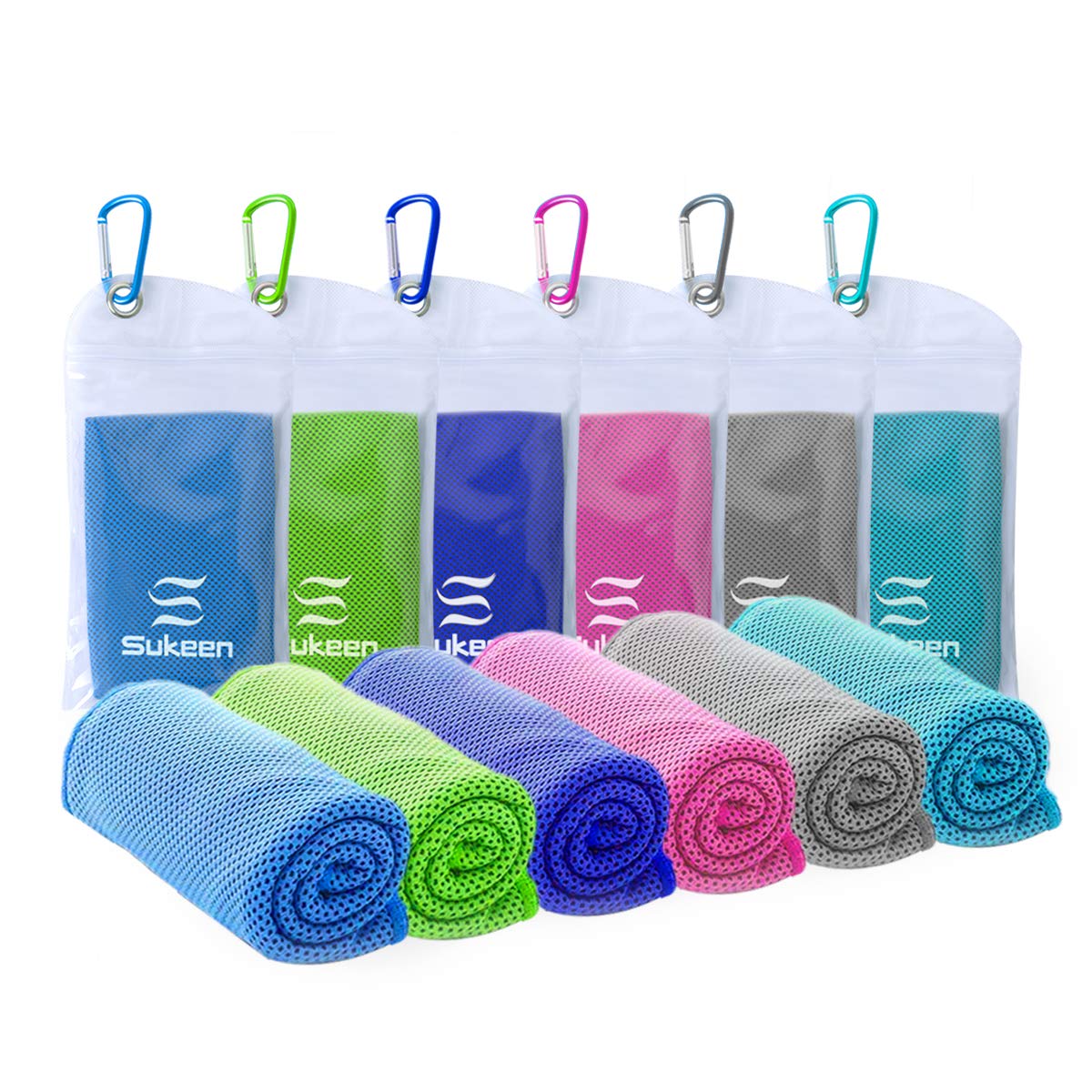 Sukeen 冷感タオル 100x30cm 冷感タオル 柔らかく通気性の良い冷感タオル マイクロファイバータオル ヨガ スポーツ ランニング ジム ワー Amazon｜Sukeen 冷感タオル 100x30cm 冷感タオル 柔らかく通気性の良い