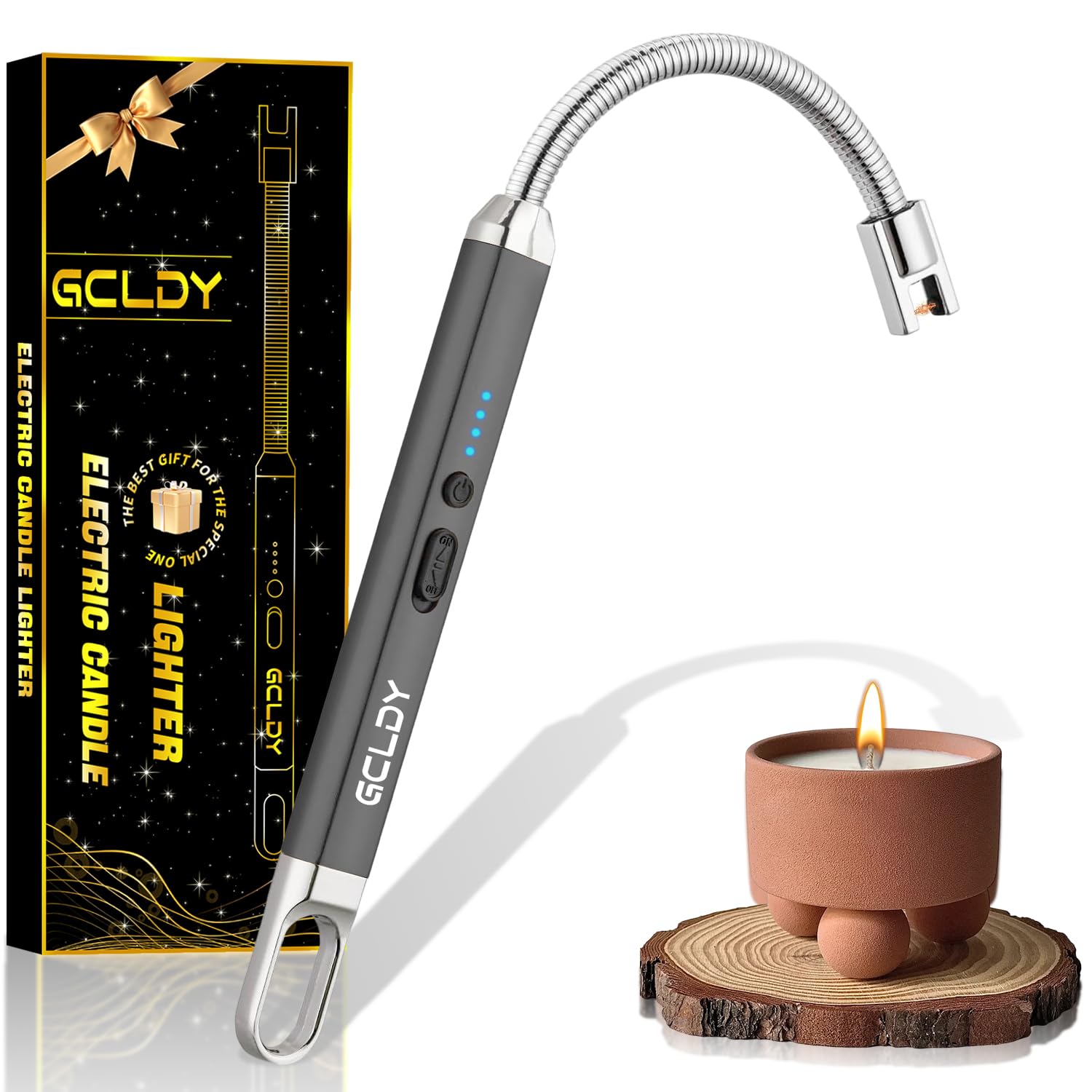 Electric Candle Lighter Best Stocking Stuffers 2025 for Women Men Adults Birthday Gift for Women Wife Mom Sister