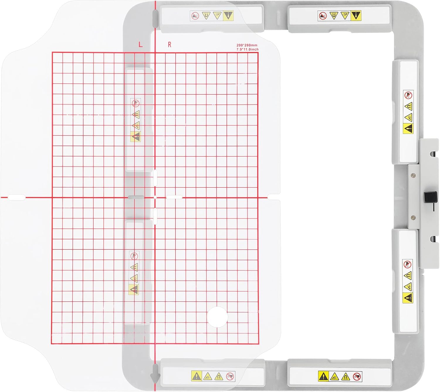 Sew Tech 7.9" x 11" Magnetic Embroidery Hoop for Poolin EOC06 Embroidery Machine, 200x280mm