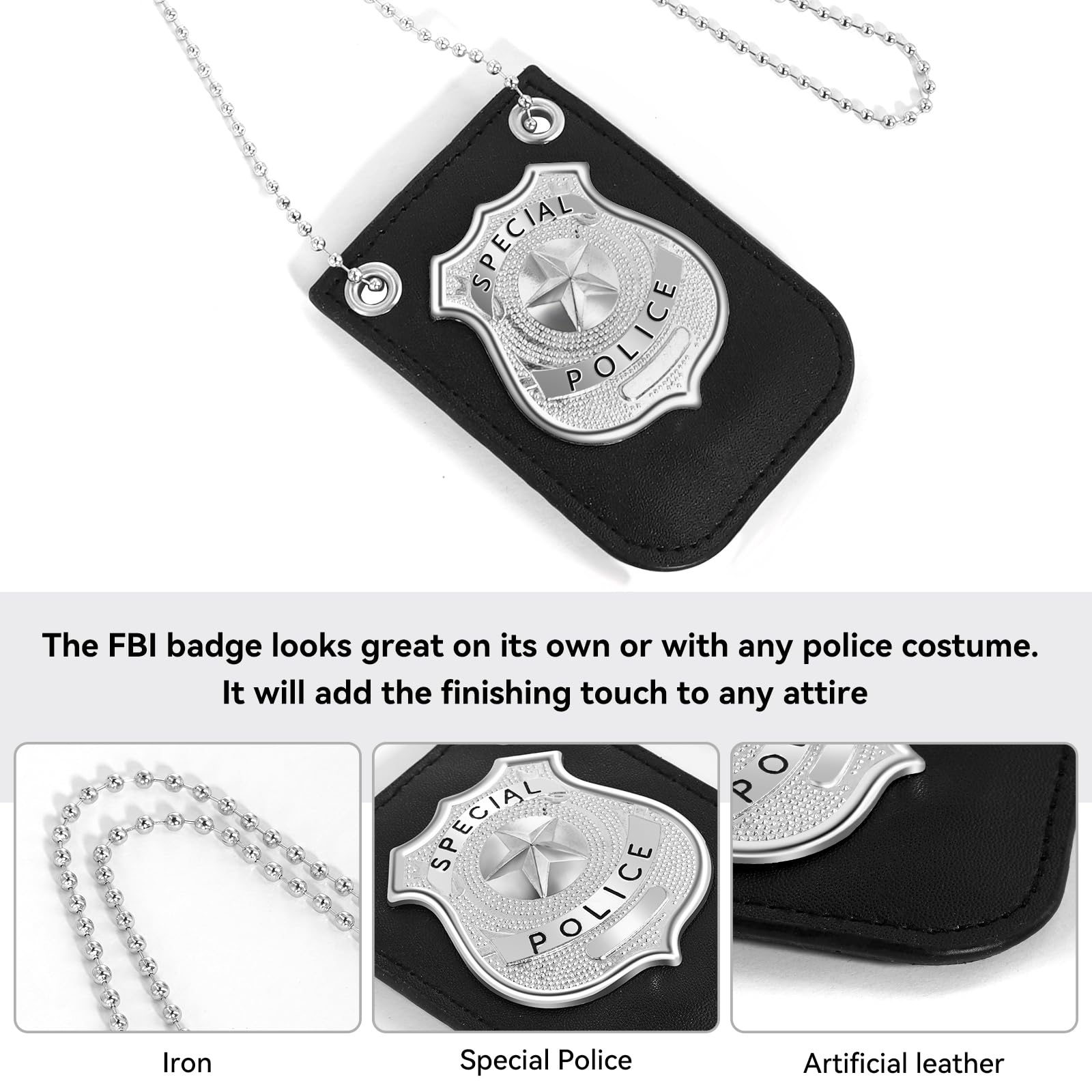SeptCity Juguetes De Policía, Divertido Disfraz De Policía Para Niños, Juego De Accesorios De Policia Novedoso Con Pistola De Juguete SeptCity Juguetes De Policía, Divertido Disfraz De Policía Para Niños, Juego De Accesorios De Policia Novedoso Con Pistola De Juguete