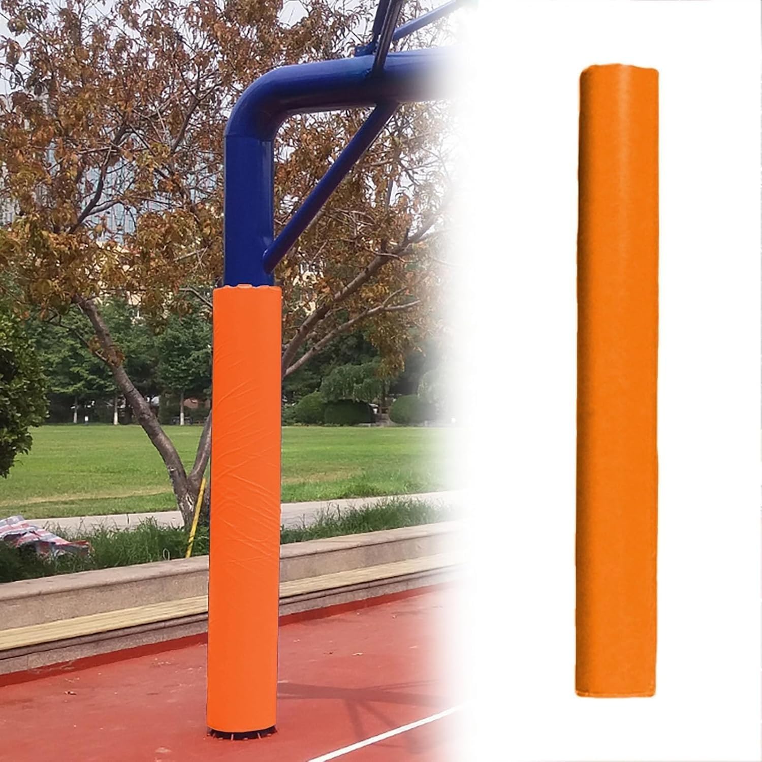 Protection haut de gamme en mousse pour poteau de basket de jardin