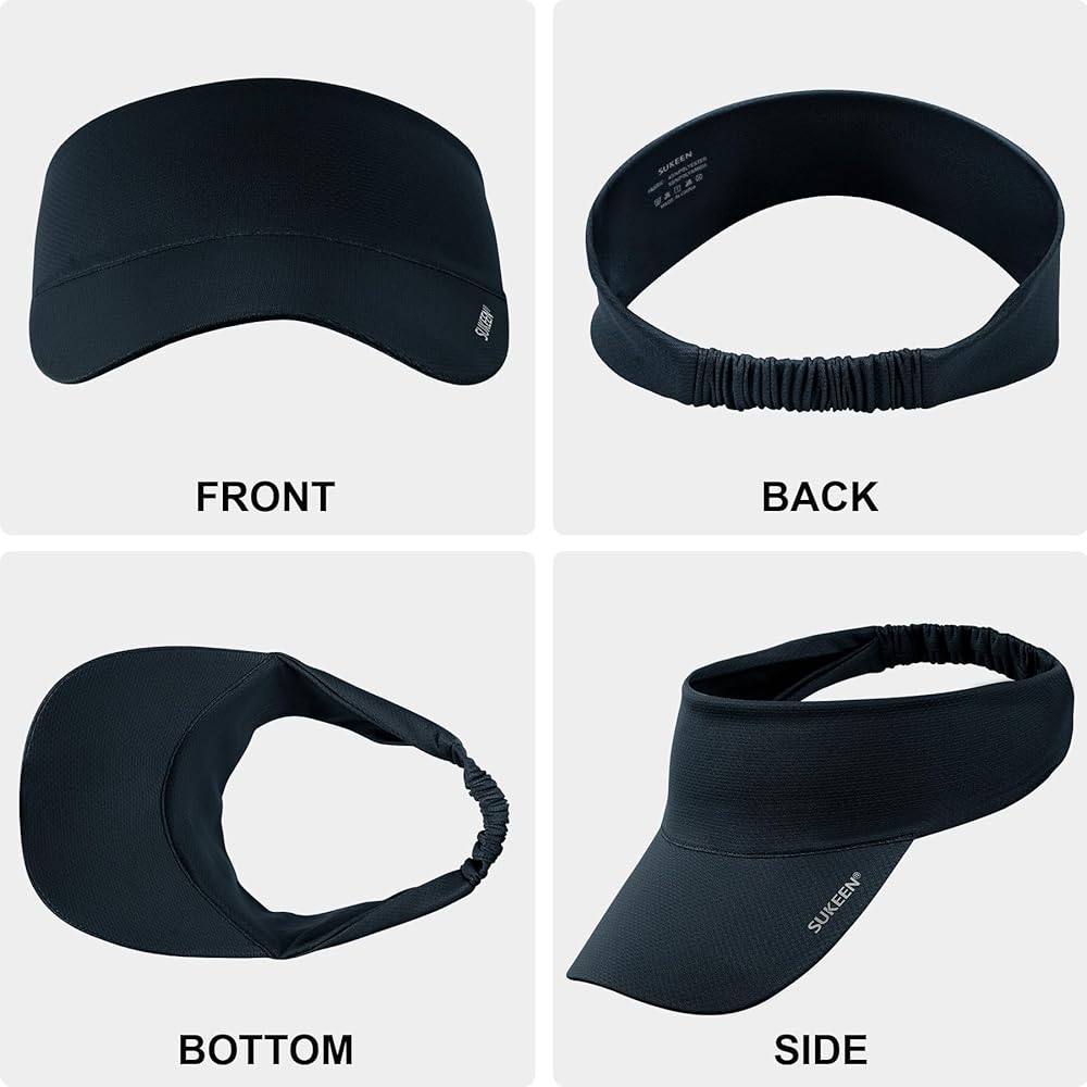 帽子 SEE SEE SUN CAP Sun Hat with Neck Flap, Detachable Visor Wide Brim UV
