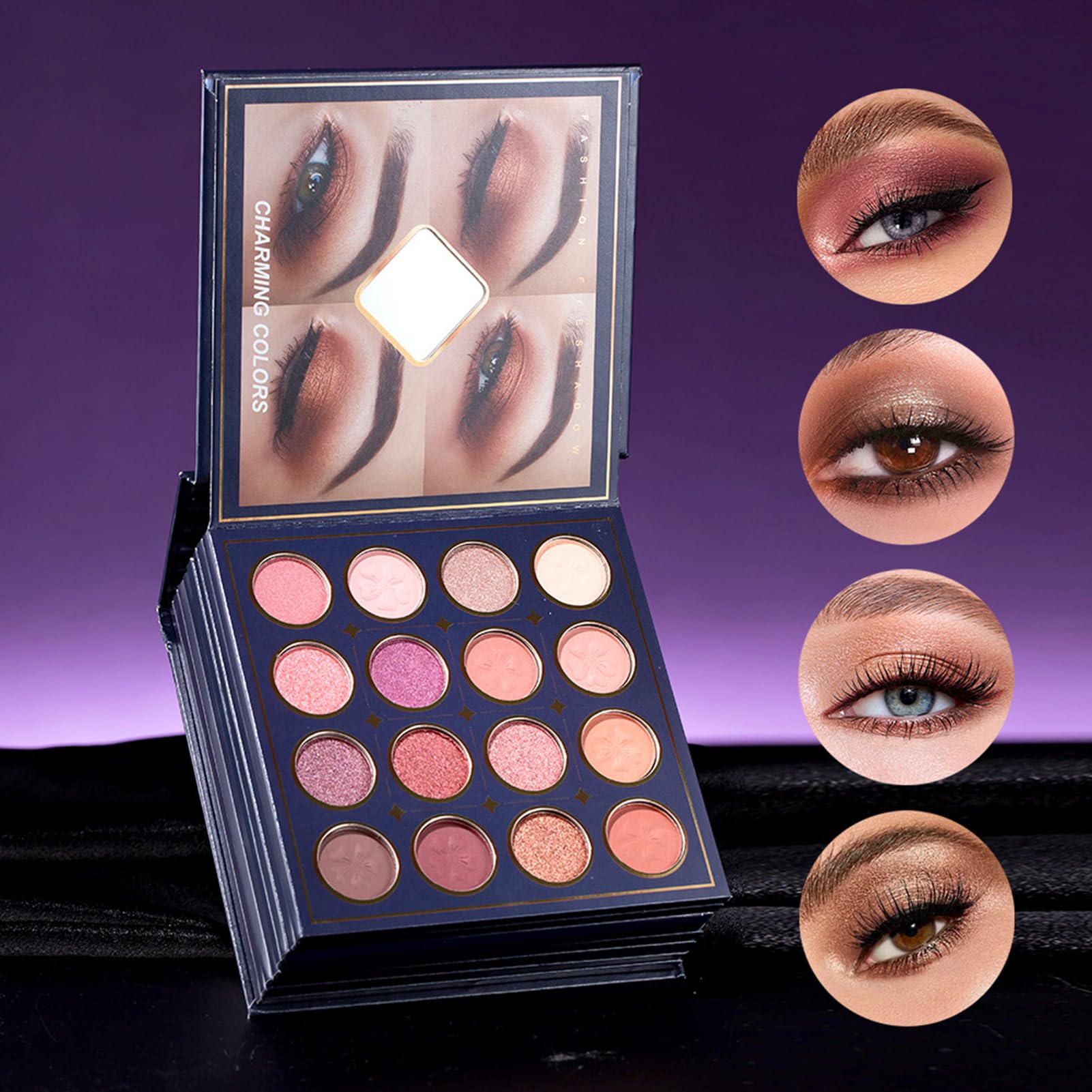 Palette di Ombretti Effetto Lunga Tenuta Fard Corrector Contorno | Trucco in Polvere per Blush e Occhi Per Donne Ragazze Adolescenti Compleanno Vacanza Matrimonio