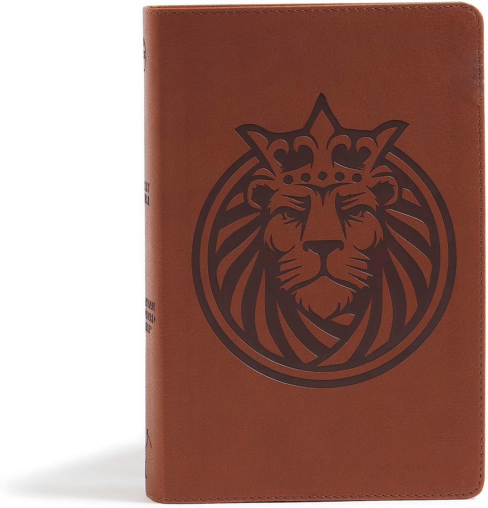 CSB Kids Bible, Lion LeatherTouch, Red Letter, Presentation Page, Study Helps for Children, Full-Color Inserts and Maps, Easy-to-Read Bible Serif Type