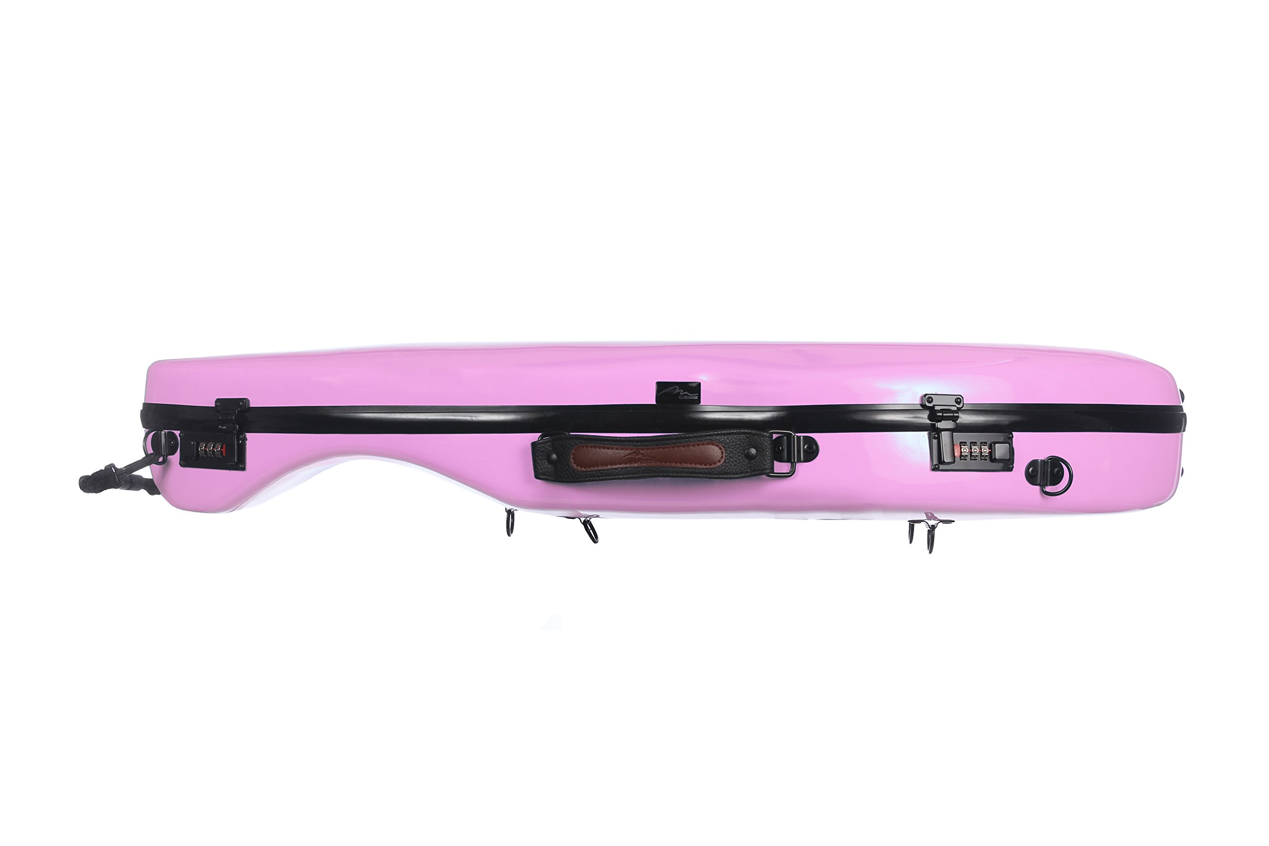 Futerał skrzypcowy Fiberglass 4/4 Safe Flight różowy M-case + torba na nuty