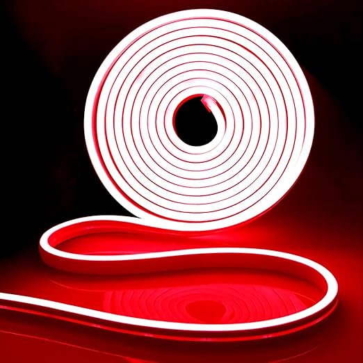iNextStation Neon Led Strip Lights Red, 16.4ft/5m Neon