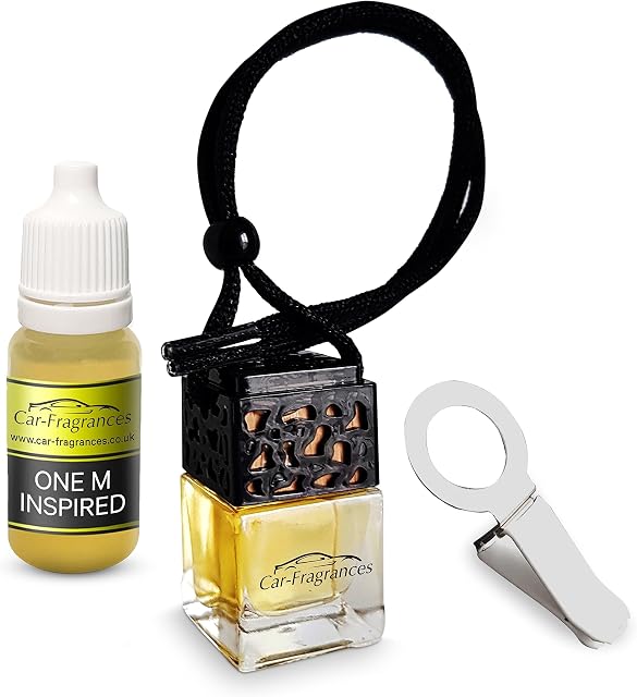Car-Fragrances ONE Inspired MILLION Car Air Freshener for Men Diffuser Scent Luxury Ornament, 3 Piece Set