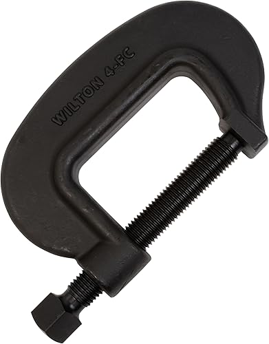 Wilton Brute Force C-Clamp, apertura de 4-1/2", garganta de 2-7/8", 20000 libras fuerza de sujeción (modelo 4 F.C.)