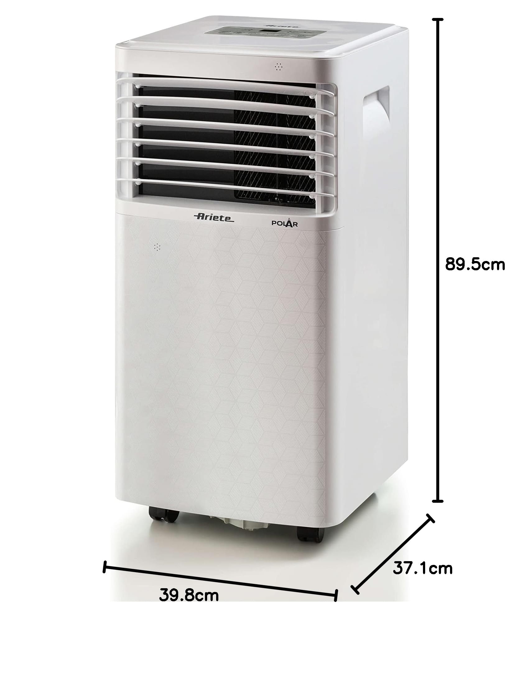 Ariete Polar 10, Climatizzatore Portatile 10000 btu/h, 220 Volt, Gas Naturale R290, Classe Energetica A, Bianco