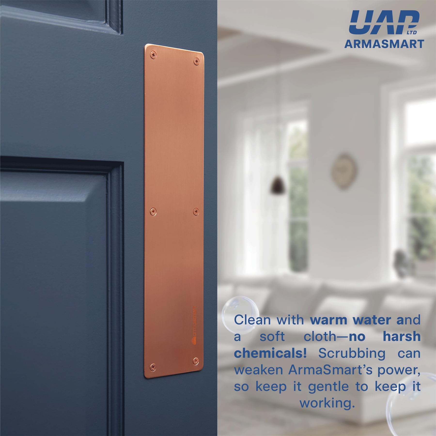 UAP Armasmart® Door Push Plates 330mm (2 Pack) - Image 3