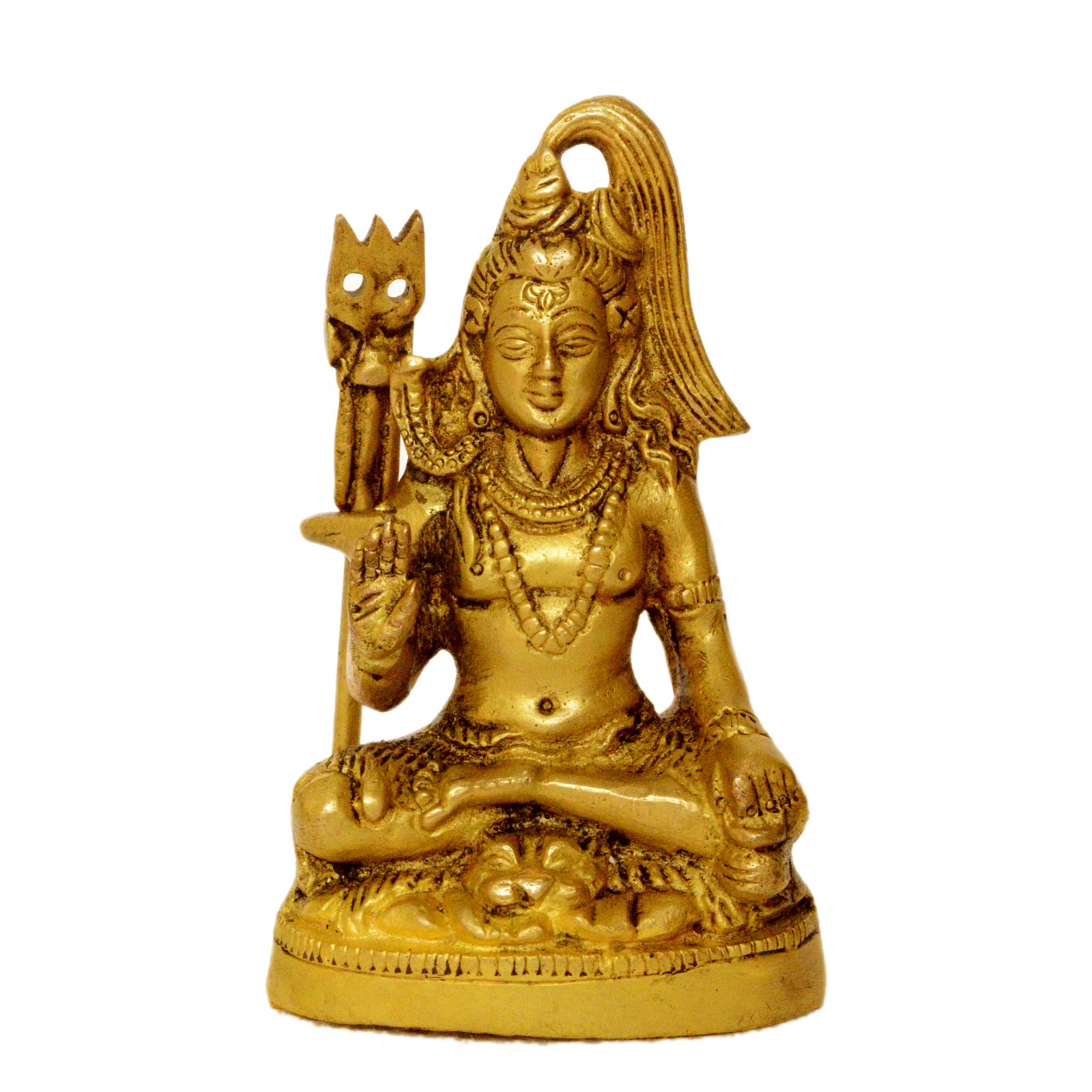 Statue de Shiva en laiton pour créer un espace zen et méditatif dans votre salon