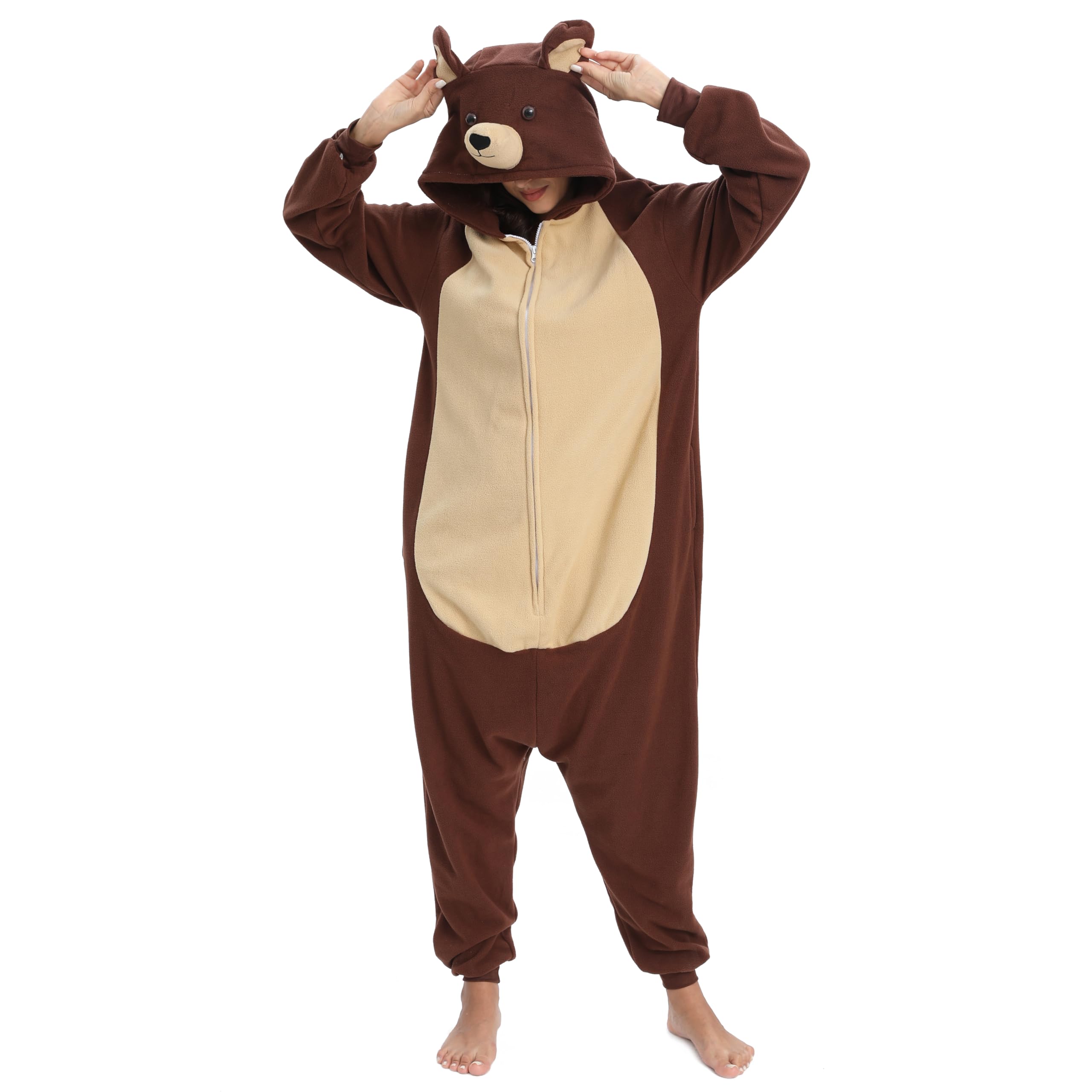 LBJR Pigiama Animali Adulti Cosplay Costume Pigiamone Intero Onesie