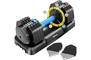 Bow Flex Deluxe 55 Pounds Adjustable Dumbbell Set