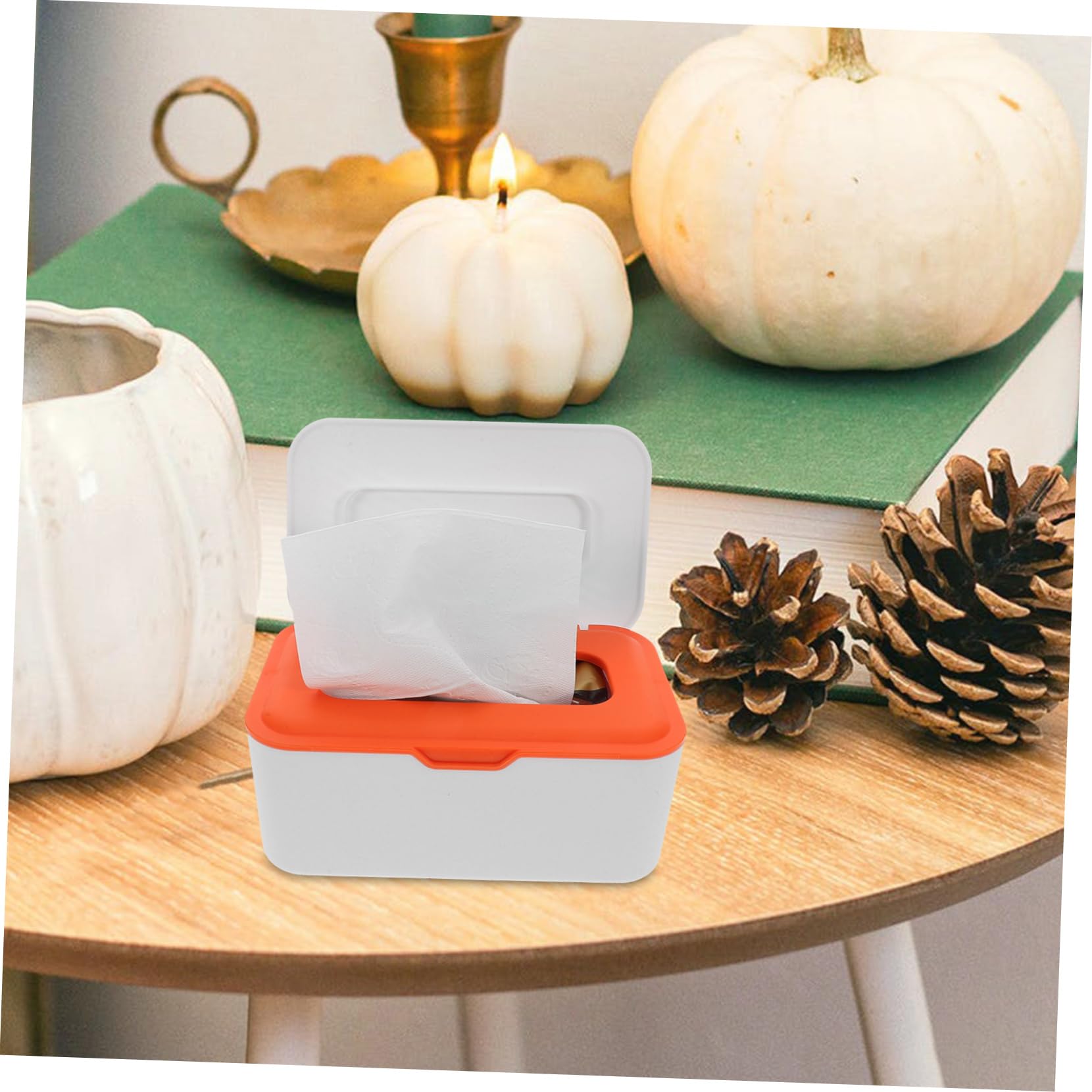 BESTonZON Boîte à Lingettes Humides avec Couvercle, 2pcs en PP Élégant et Pratique, Rangement Polyvalent pour Salle de Bain ou Toute Pièce Maison