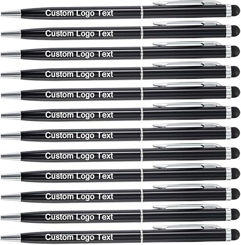 Miniatura 7 de Bolígrafos personalizados con nombre, icono, logotipo, texto, bolígrafo personalizado con lápiz capacitivo para iglesia de negocios, 100