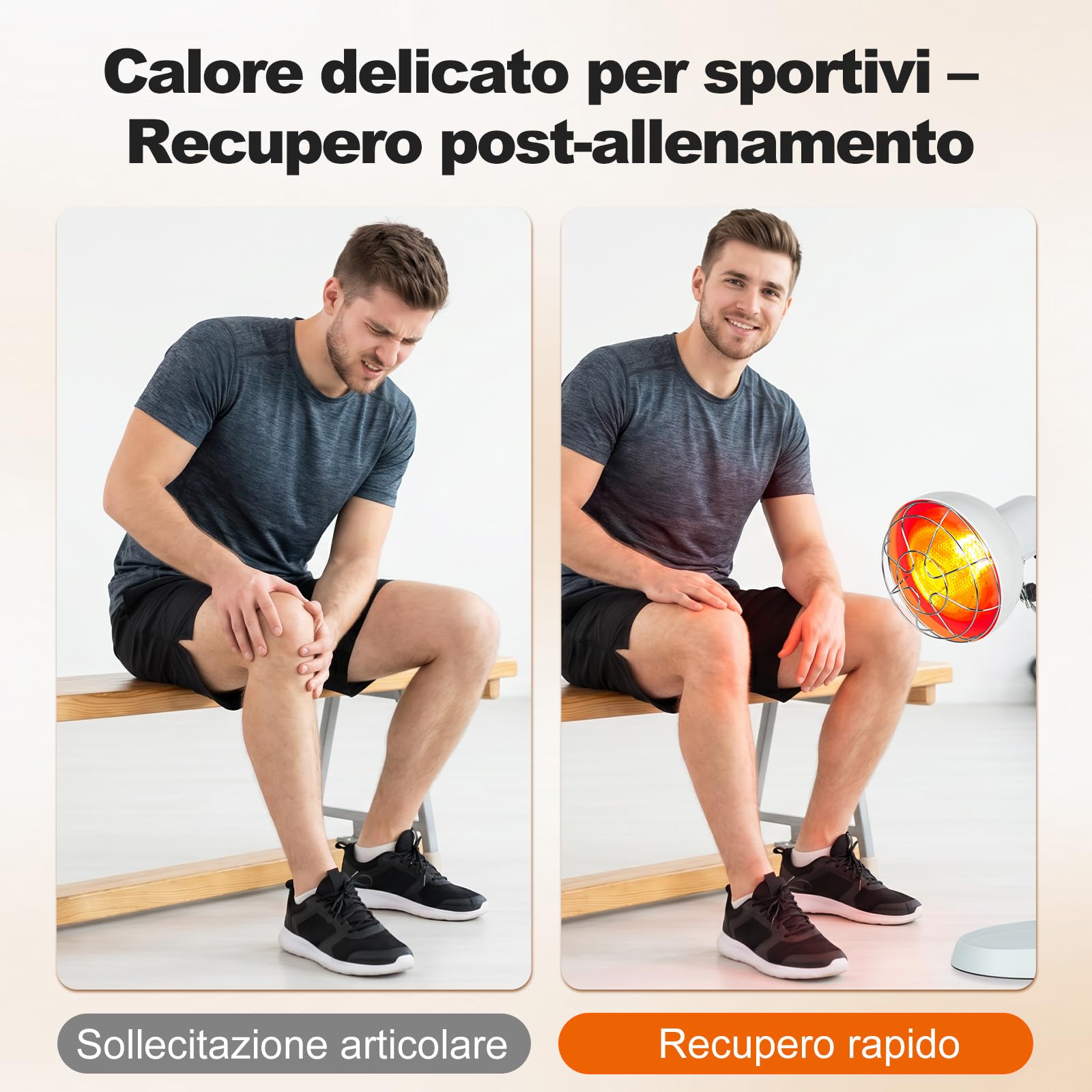 Cozion Lampada In-frarossi Riscaldante, 100W Lampada a In-frarossi Termica a Raggi In-frarossi Lampadas Luce Rossa per Uso Domestico