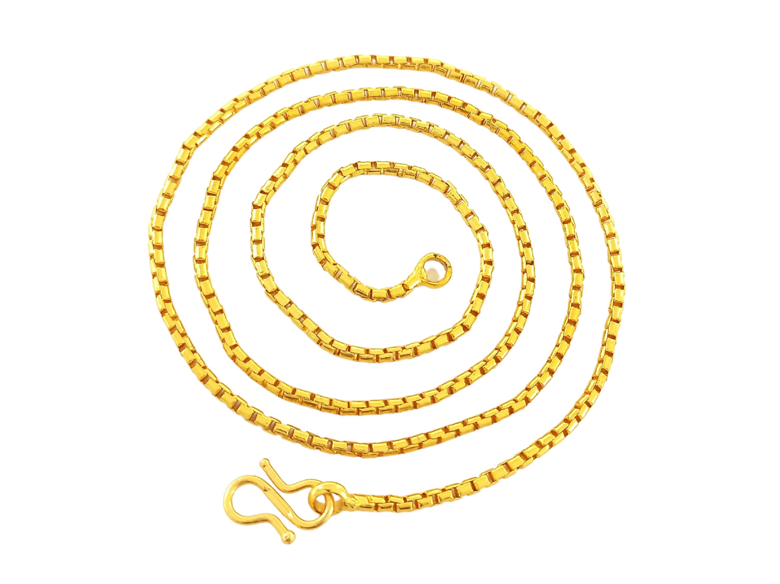 Auri Jewels Gold plated designer chain/Mala for women I Party/wedding chain for Girls/women I Beautiful and Attractive Fancy Gold Plated Necklace (CH015)