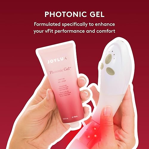 Miniatura 4 de Joylux - Gel fotónico, para uso con el dispositivo de salud femenina de luz roja vFit, contiene aloe vera y ácido hialurónico para mayor humedad,