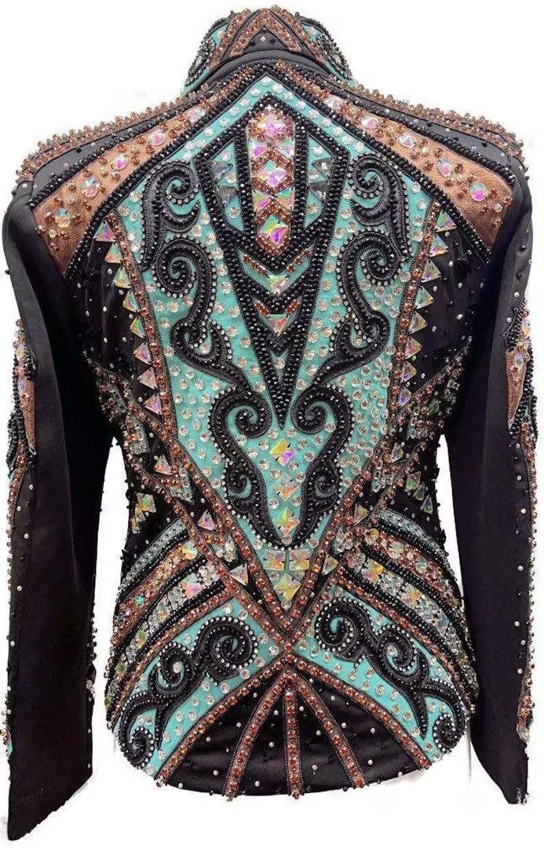 Western Rodeo Queen Showmanship Horsemanship JBH1 - Chaqueta para mujer