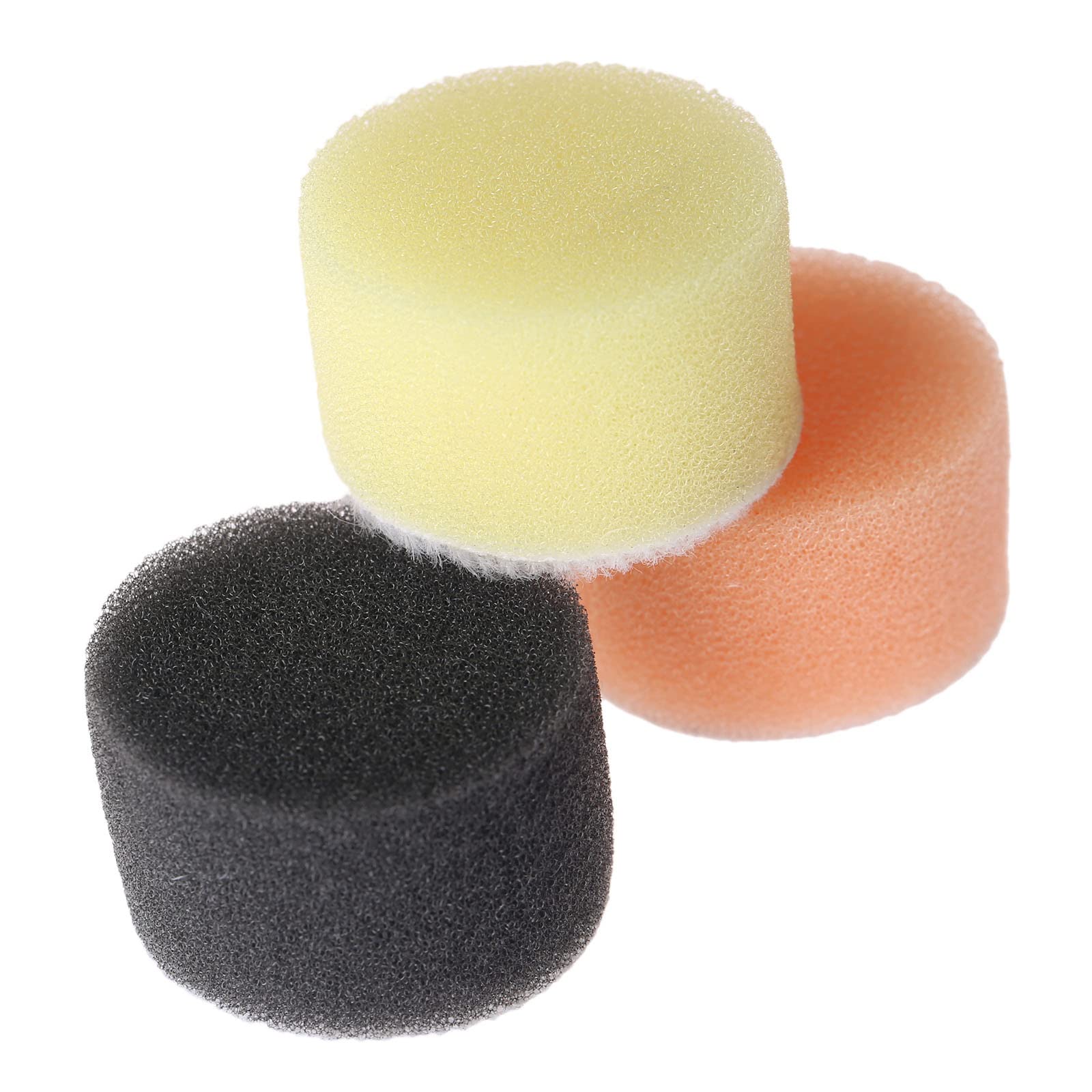 50Pcs 1inch 25mm Sponge Waxing Buffing Polishing Pad For Car Polisher M6 Polishing Pad Backer Plate For Rotary Tool,50 Pezzi Gialli