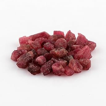 50 carats Raw Rubellite/Pink Tourmaline Rough Gemstone, Natural Crystals, Energy Healing Stones, Wholesale Bulk Lot, Jewelry Making Supply, Gift Stone, DIY Stones