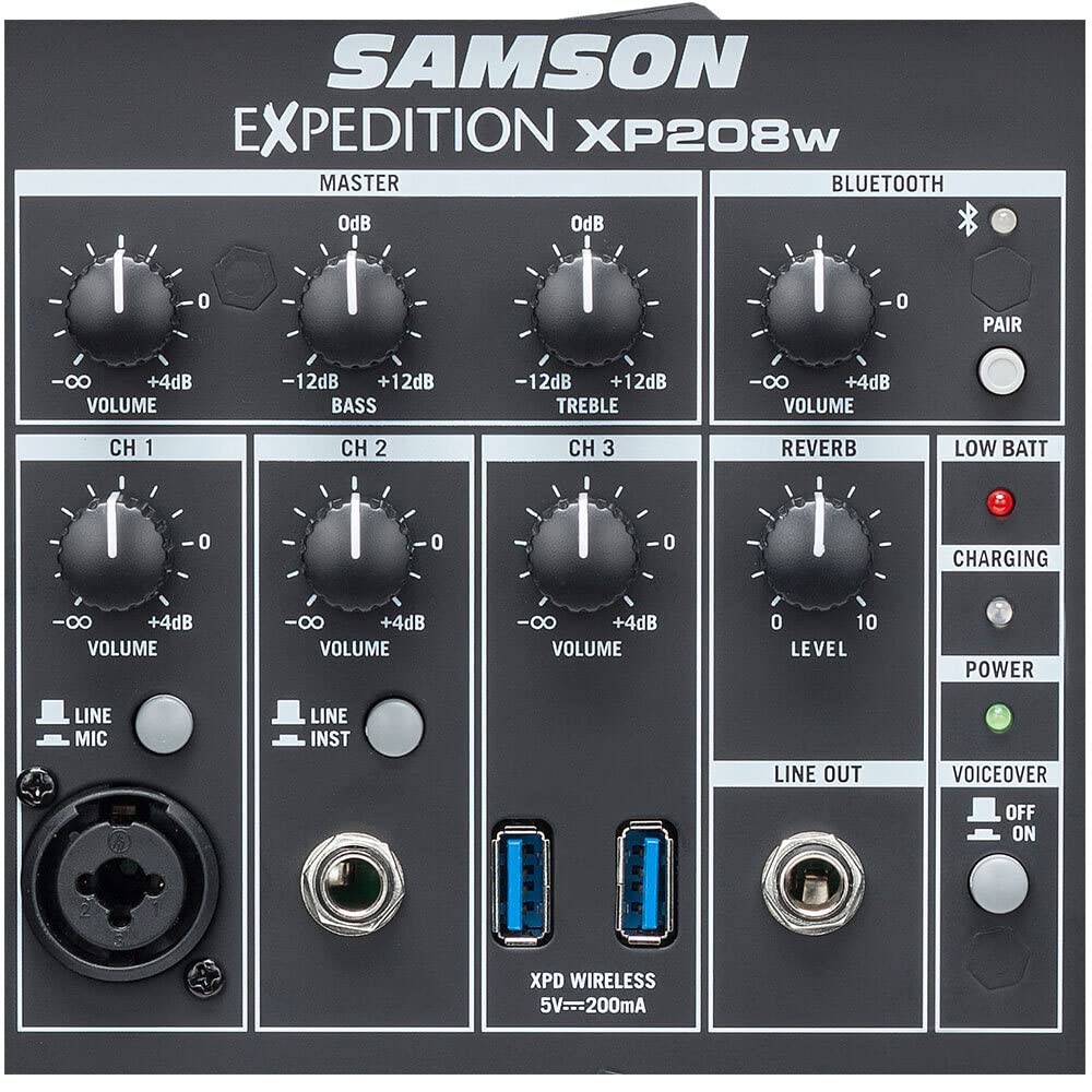 Expedition XP208w Wiederaufladbares tragbares PA-System