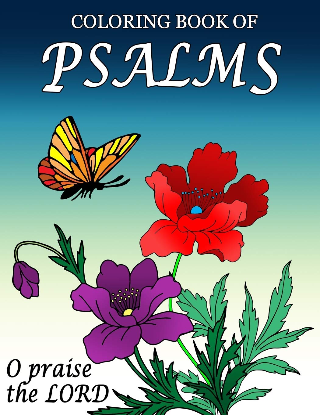 Coloring Book of Psalms: Colouring Pages for Adults with Dementia [Cognitive Activities for Adults with Dementia] (Biblical Coloring Pages)