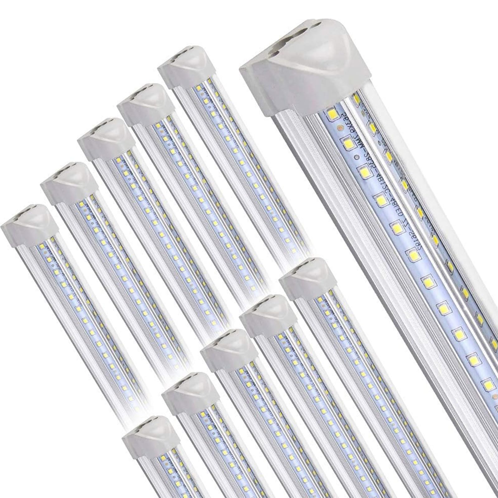 Henwsi 10Pack 8FT LED Shop Lights