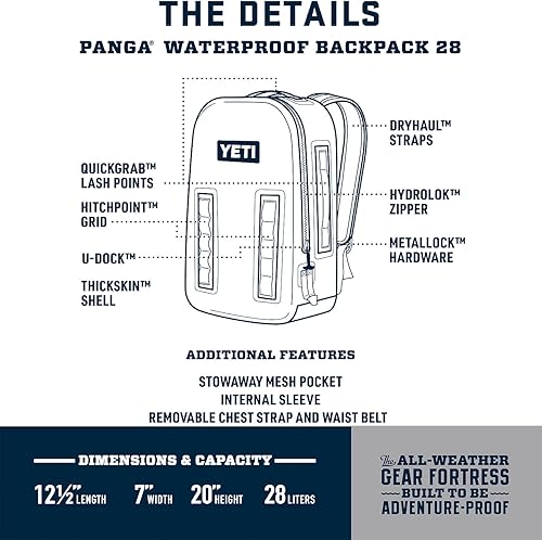 Miniatura 2 de YETI Panga 28 - Mochila sumergible hermética e impermeable, camuflaje de humedales