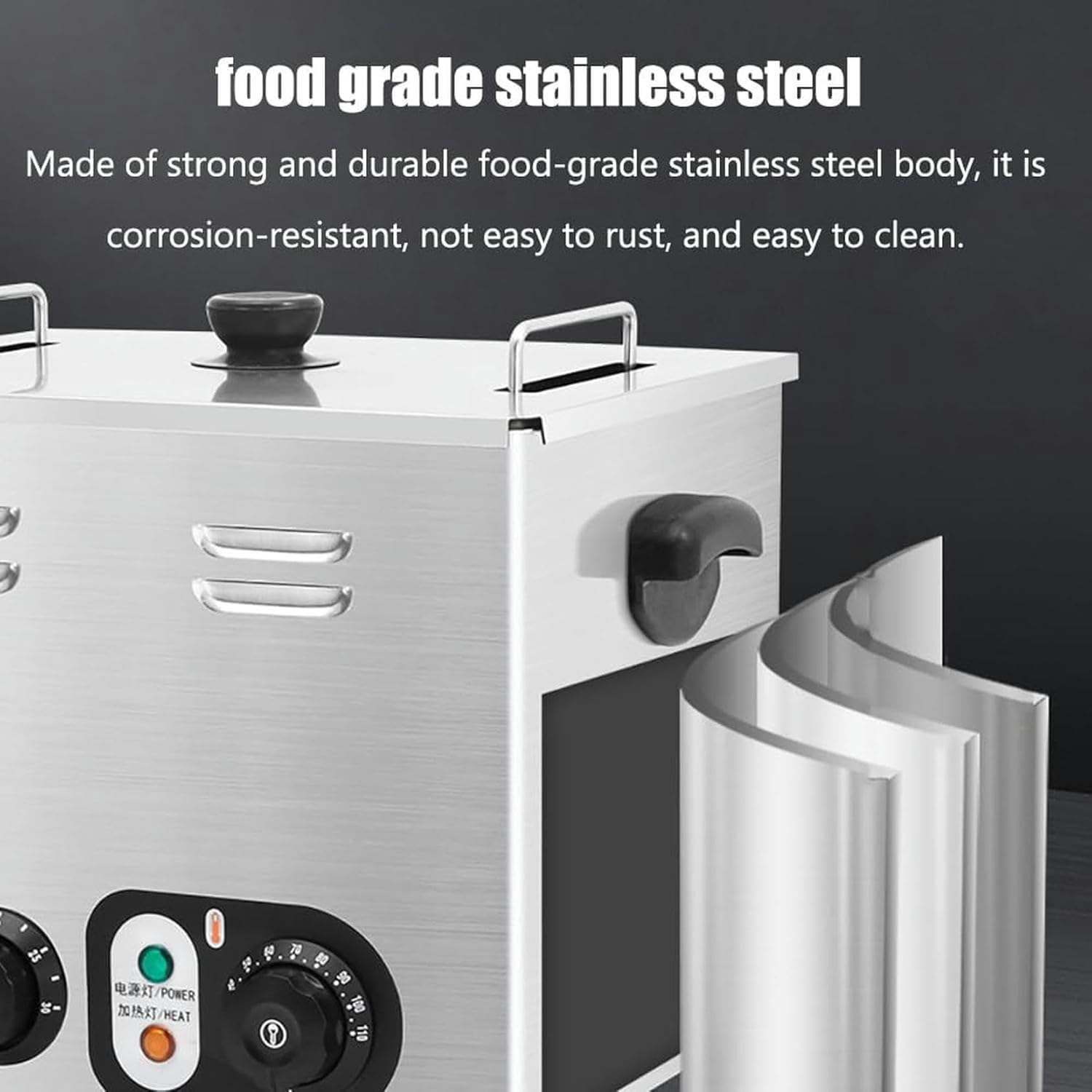 Commercial Egg Boiler Machine, Automatic Egg Boiler Machine, with Mesh Basket, 30-110℃ Temperature Control, Timing Function, Ring Heating Tube, for Rapid Soft, Medium, Hard~/