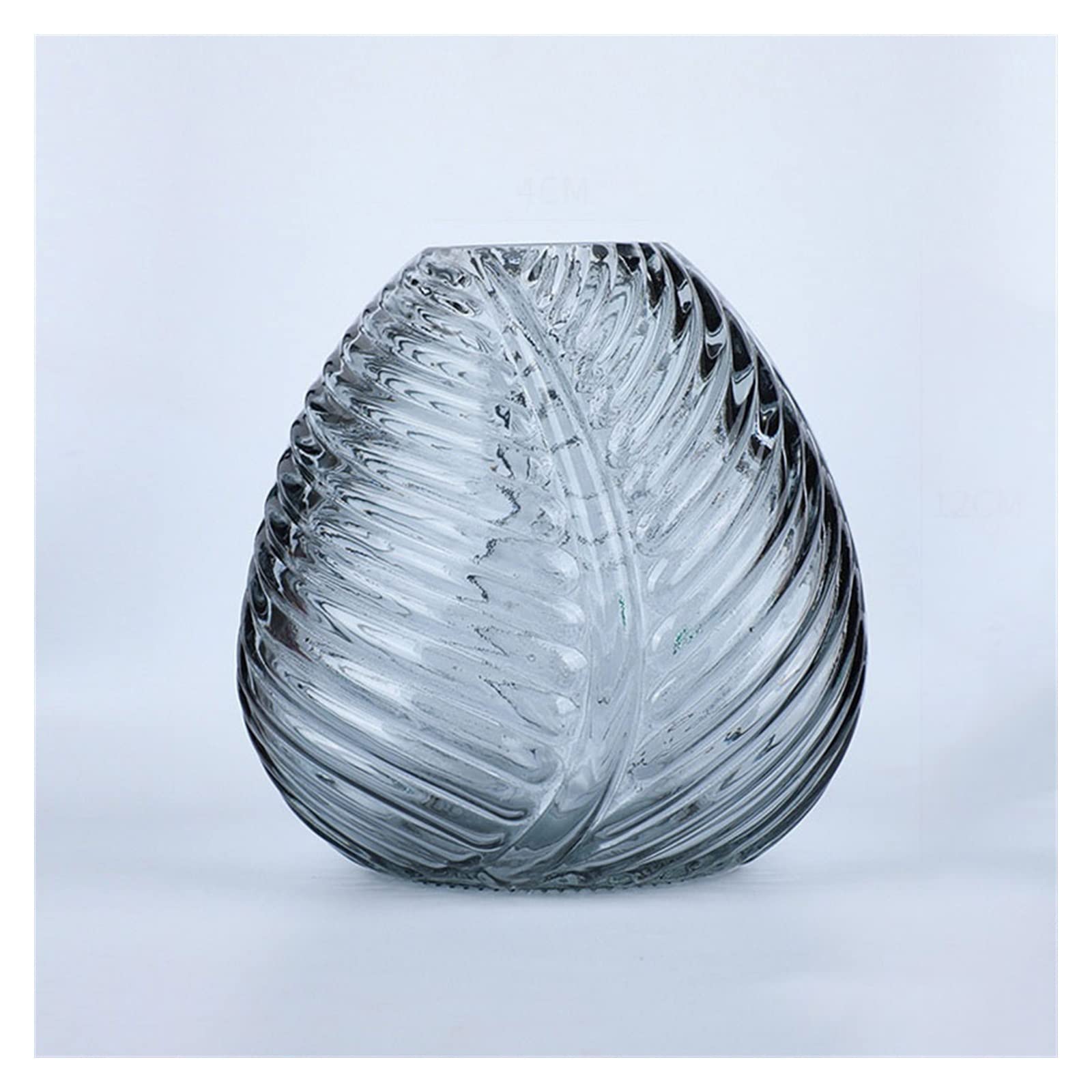 Vase en verre créatif style pot de jardin pour sublimer les bouquets du salon
