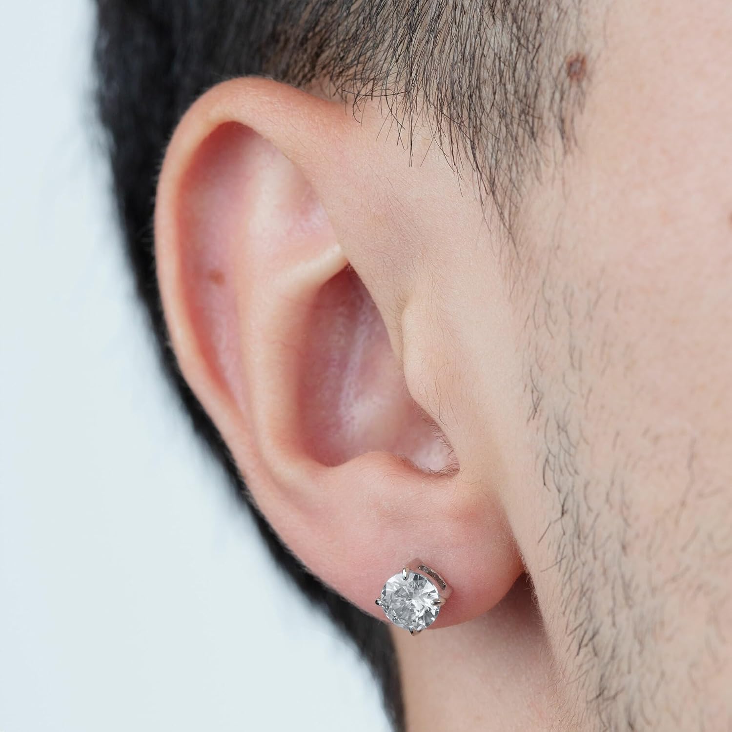 Lotus Style LS2167-4/1 Men's Earrings Steel Earrings, No aplica, Silver, Pearl